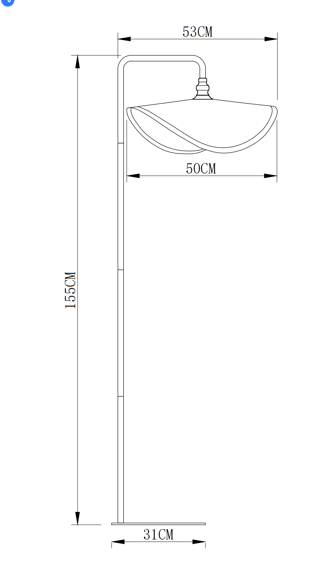 Lámpara de Pie Tribal-3