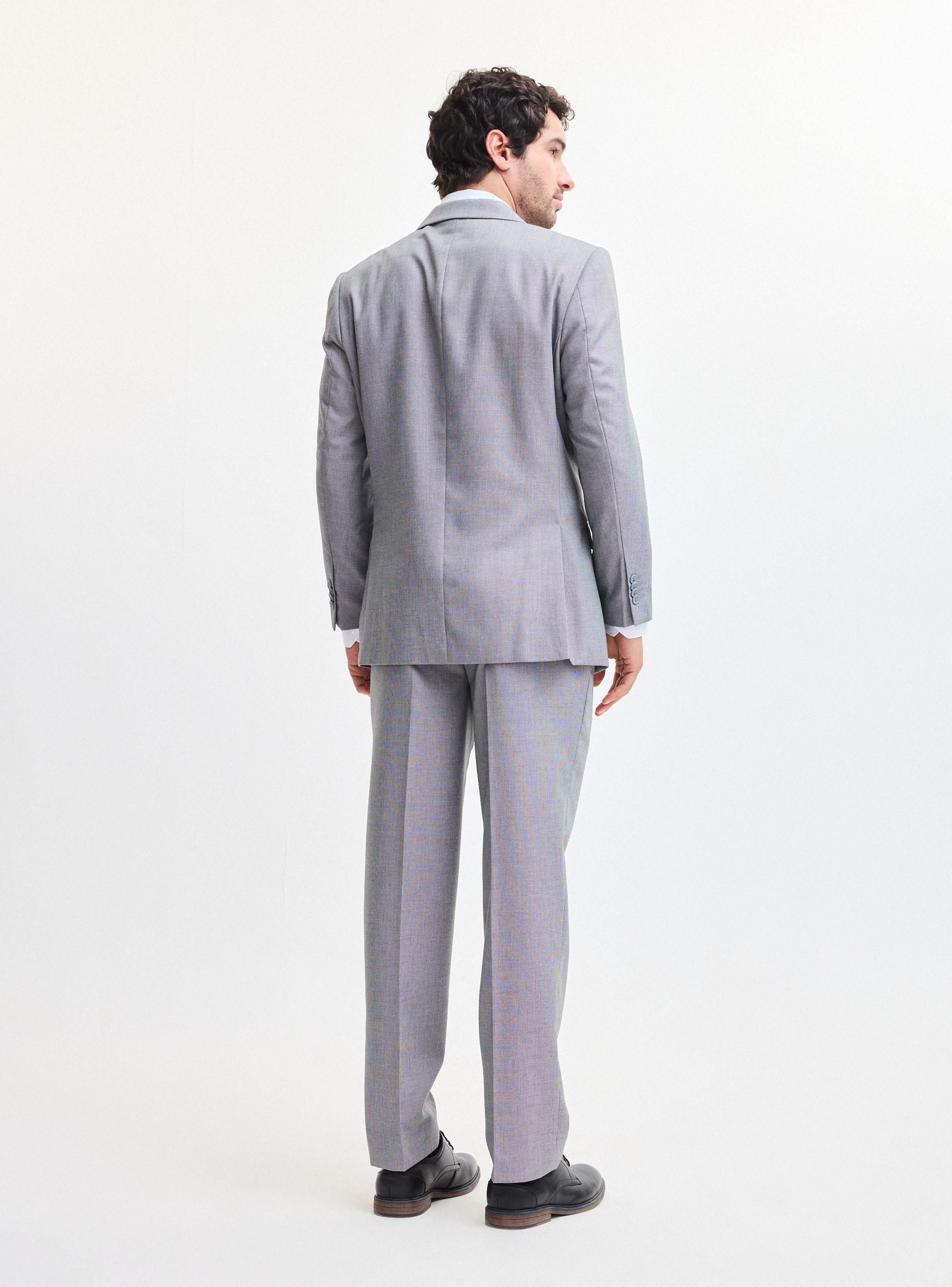 Traje Recto Regular Fit Texturado-5