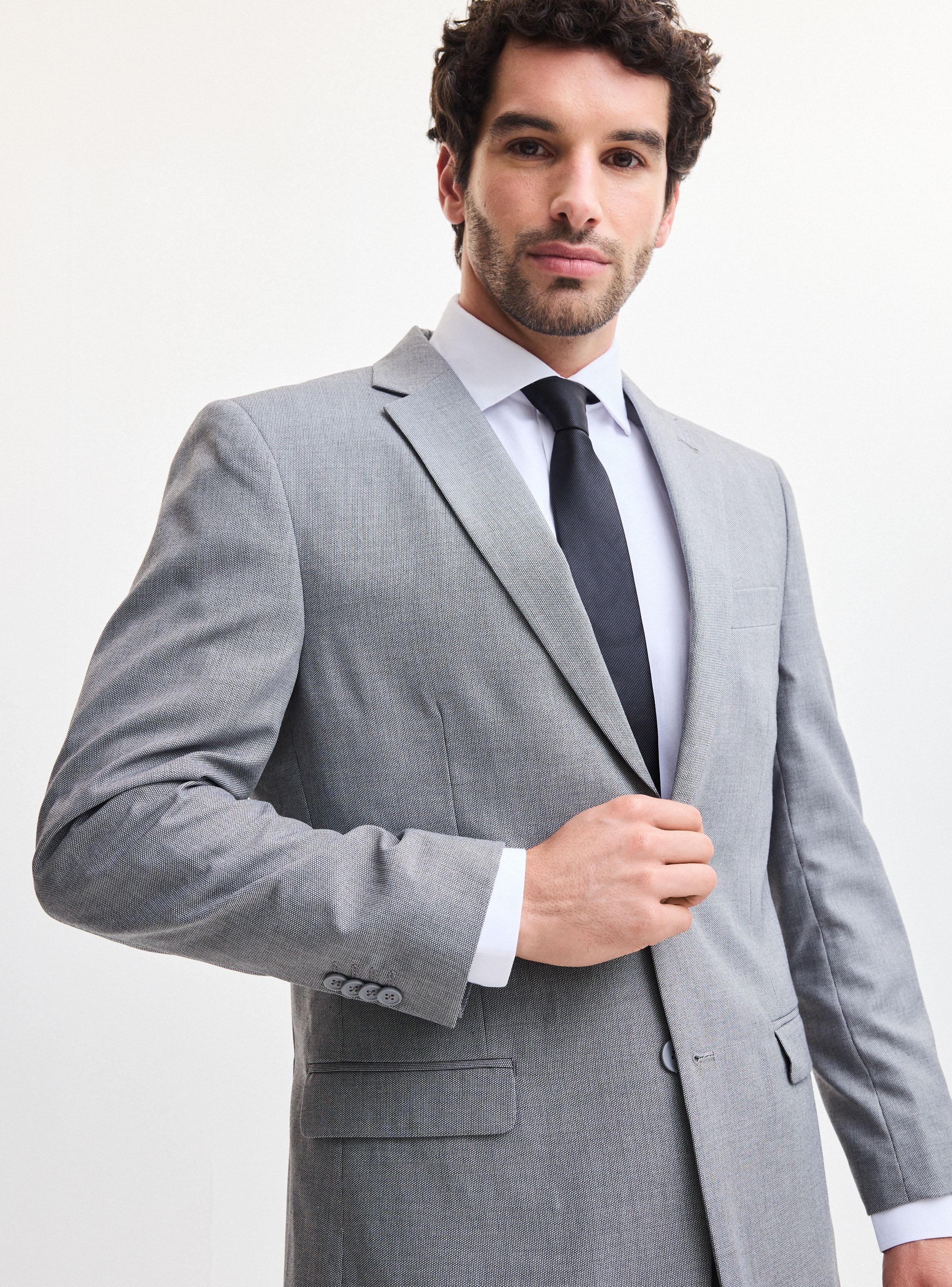 Traje Recto Regular Fit Texturado-2