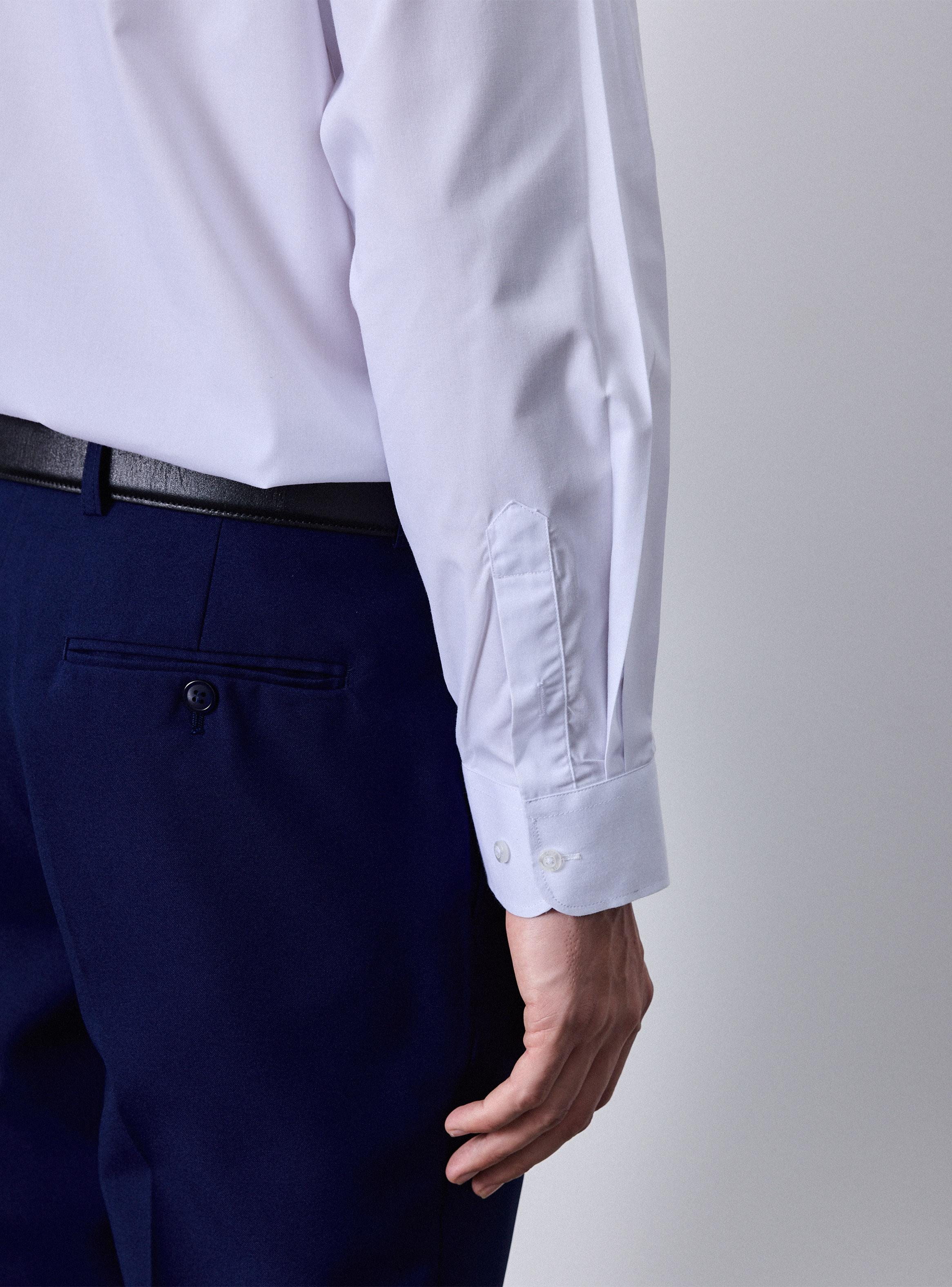 Camisa de Vestir Blanca Slim Fit-3