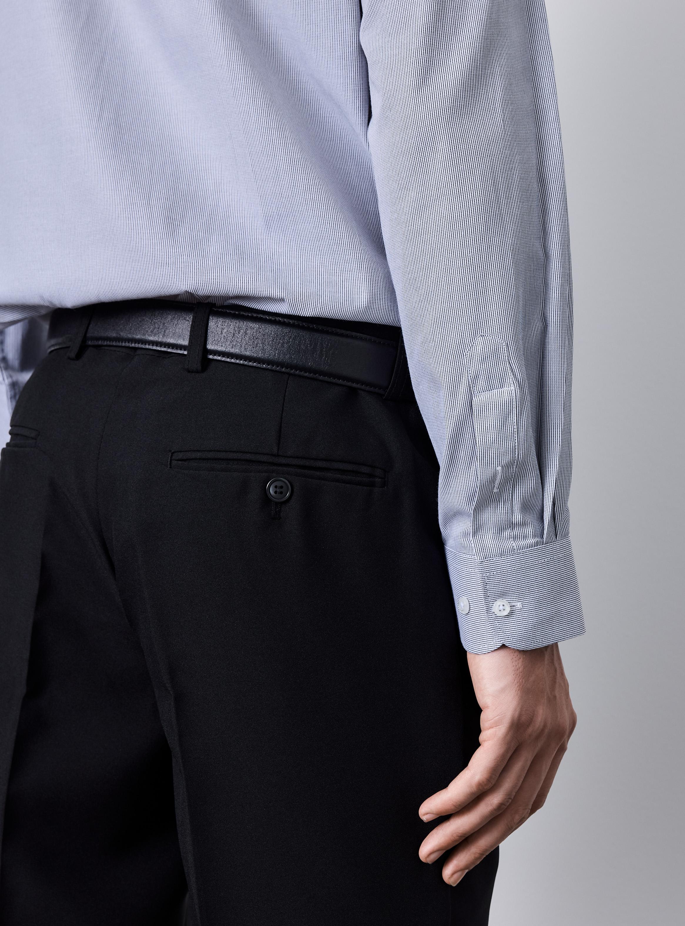 Camisa de Vestir Fantasia Listas Slim Fit-3