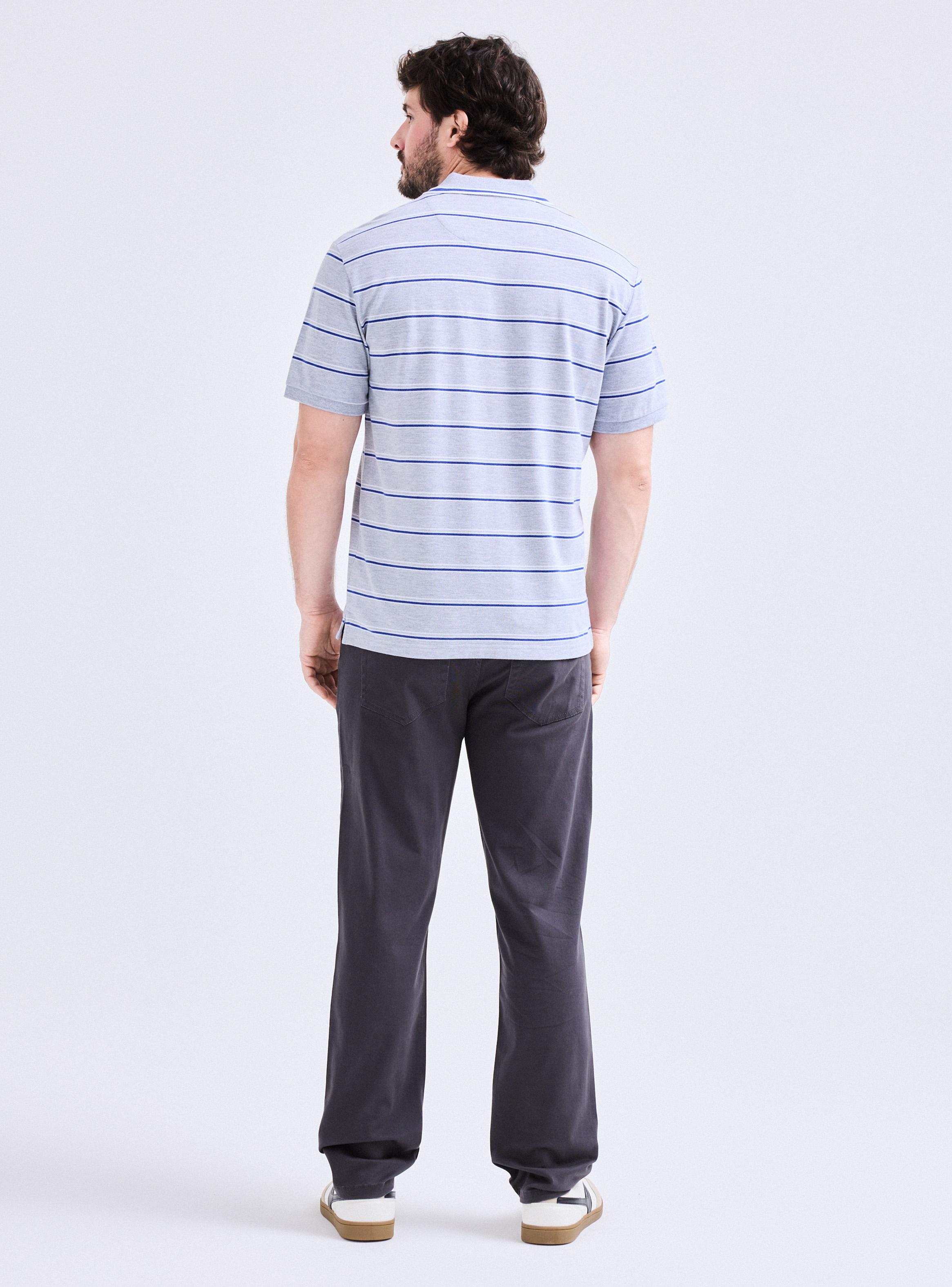 Polera Manga Corta Pique Rayas-5