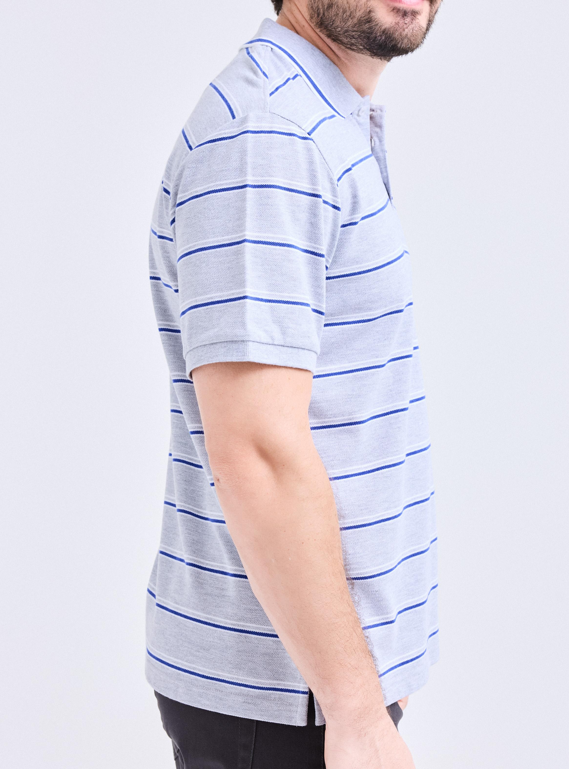 Polera Manga Corta Pique Rayas-3