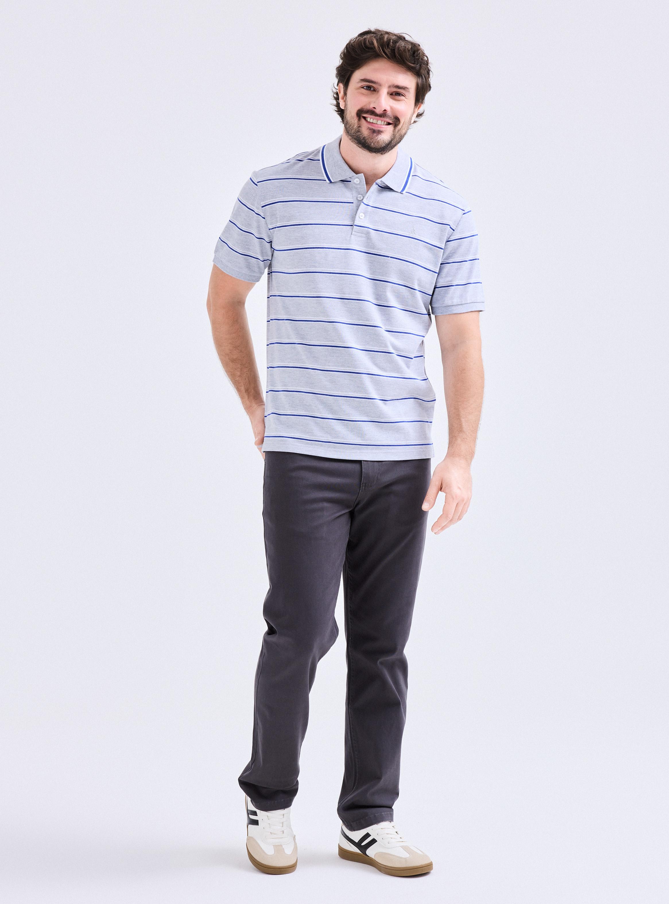 Polera Manga Corta Pique Rayas-4