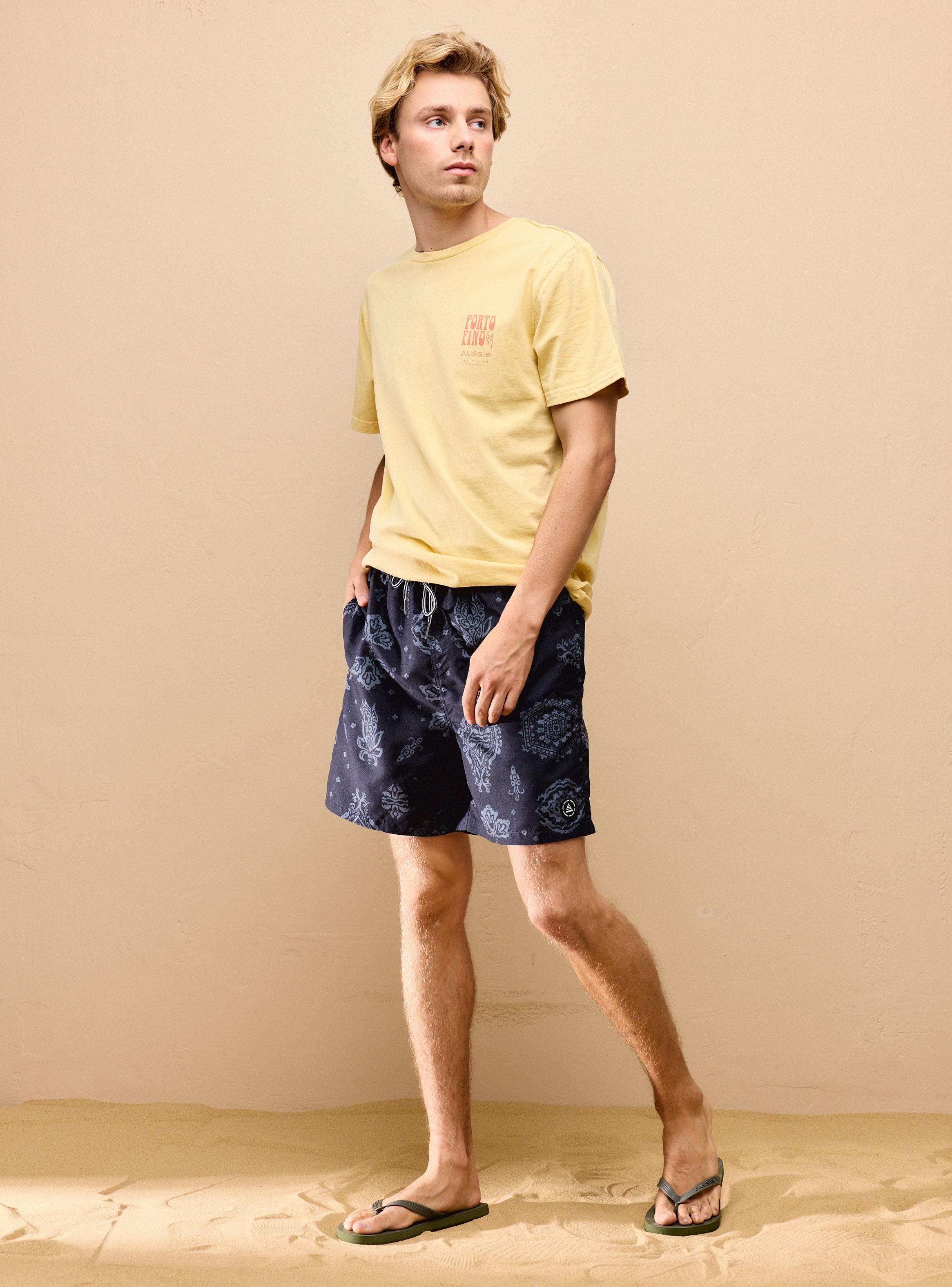 Traje de Baño Estampado con Elástico-4