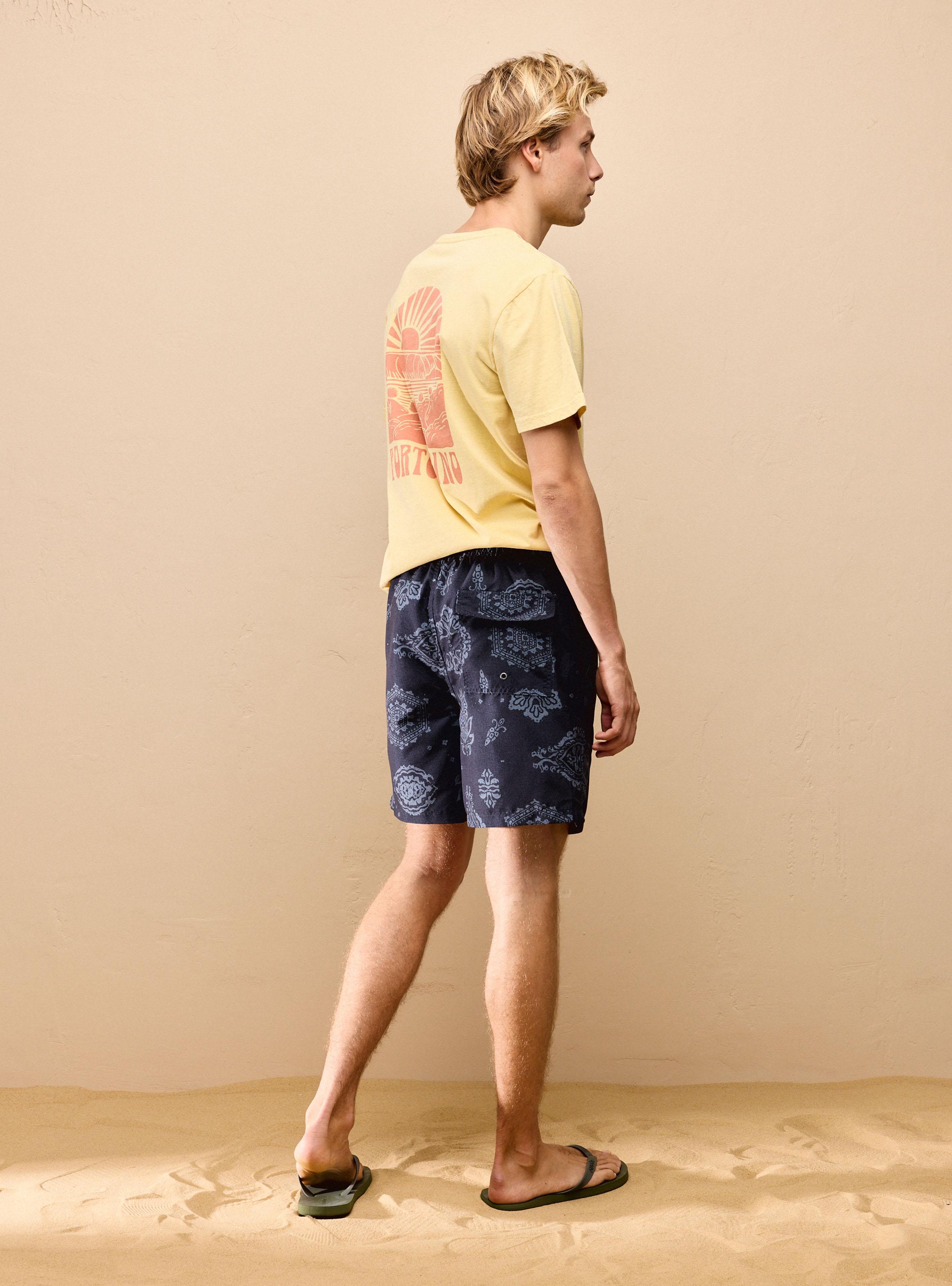 Traje de Baño Estampado con Elástico-5