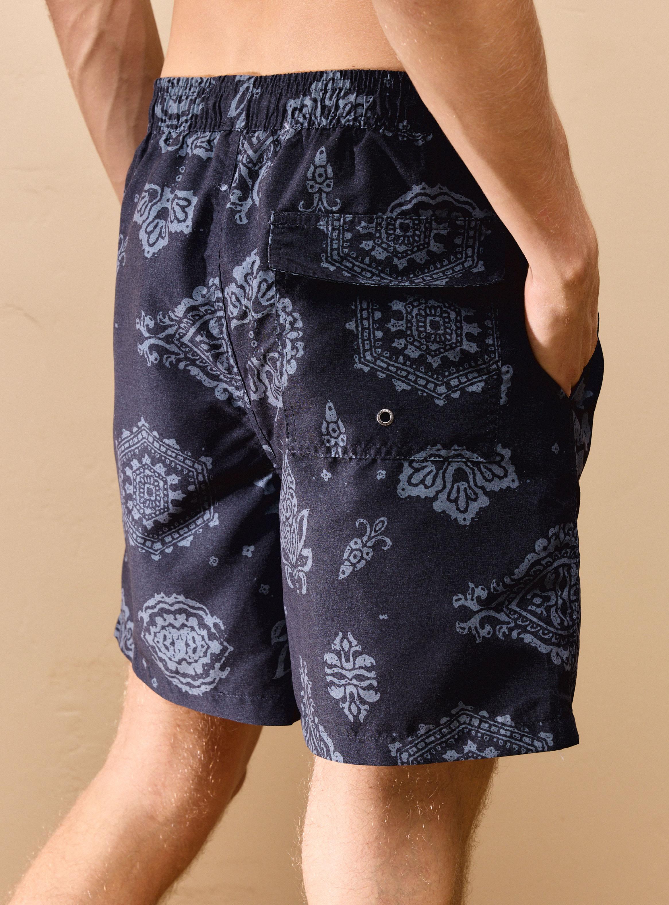 Traje de Baño Estampado con Elástico-3