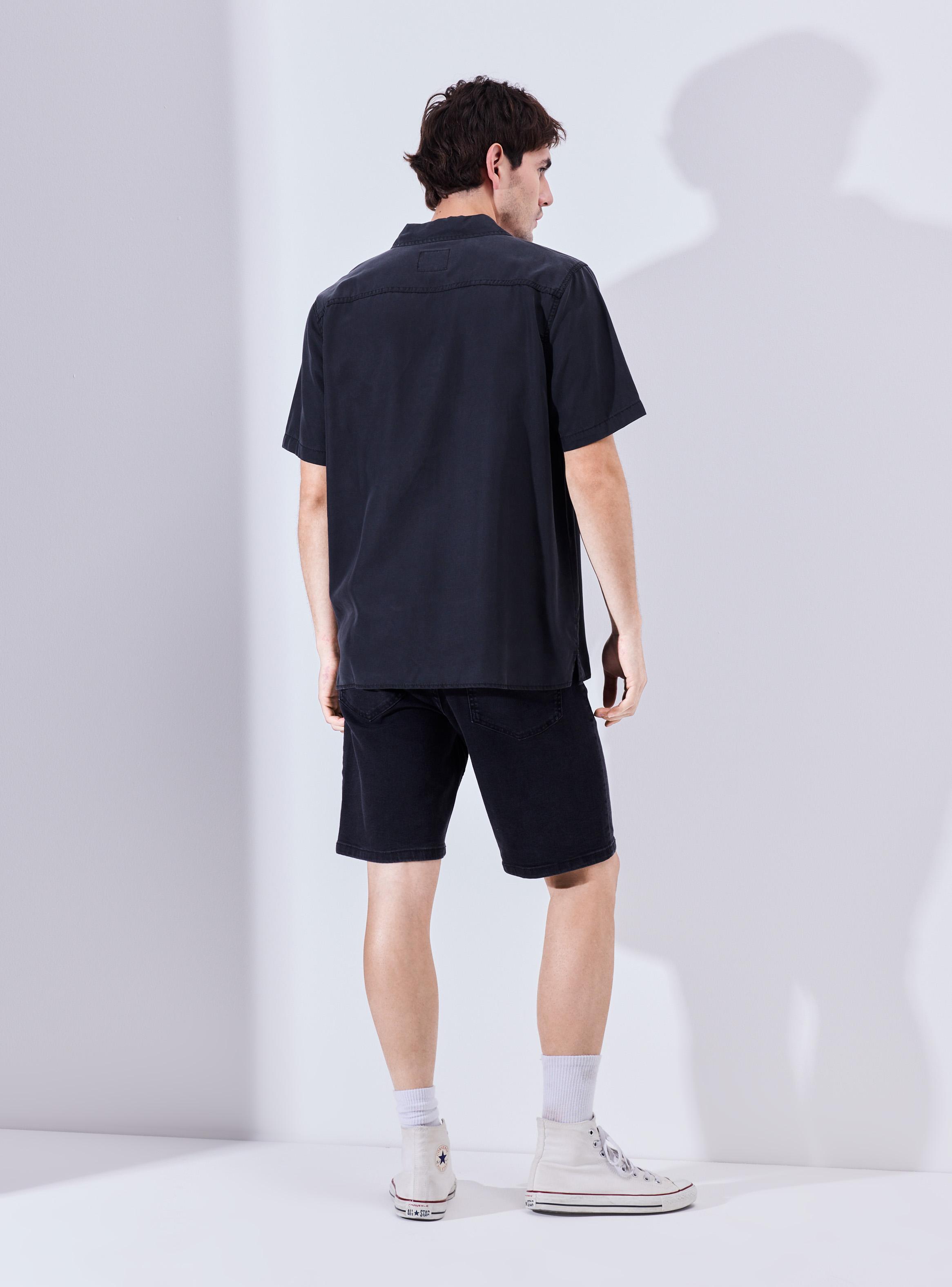 Camisa Tencel Lavada-5