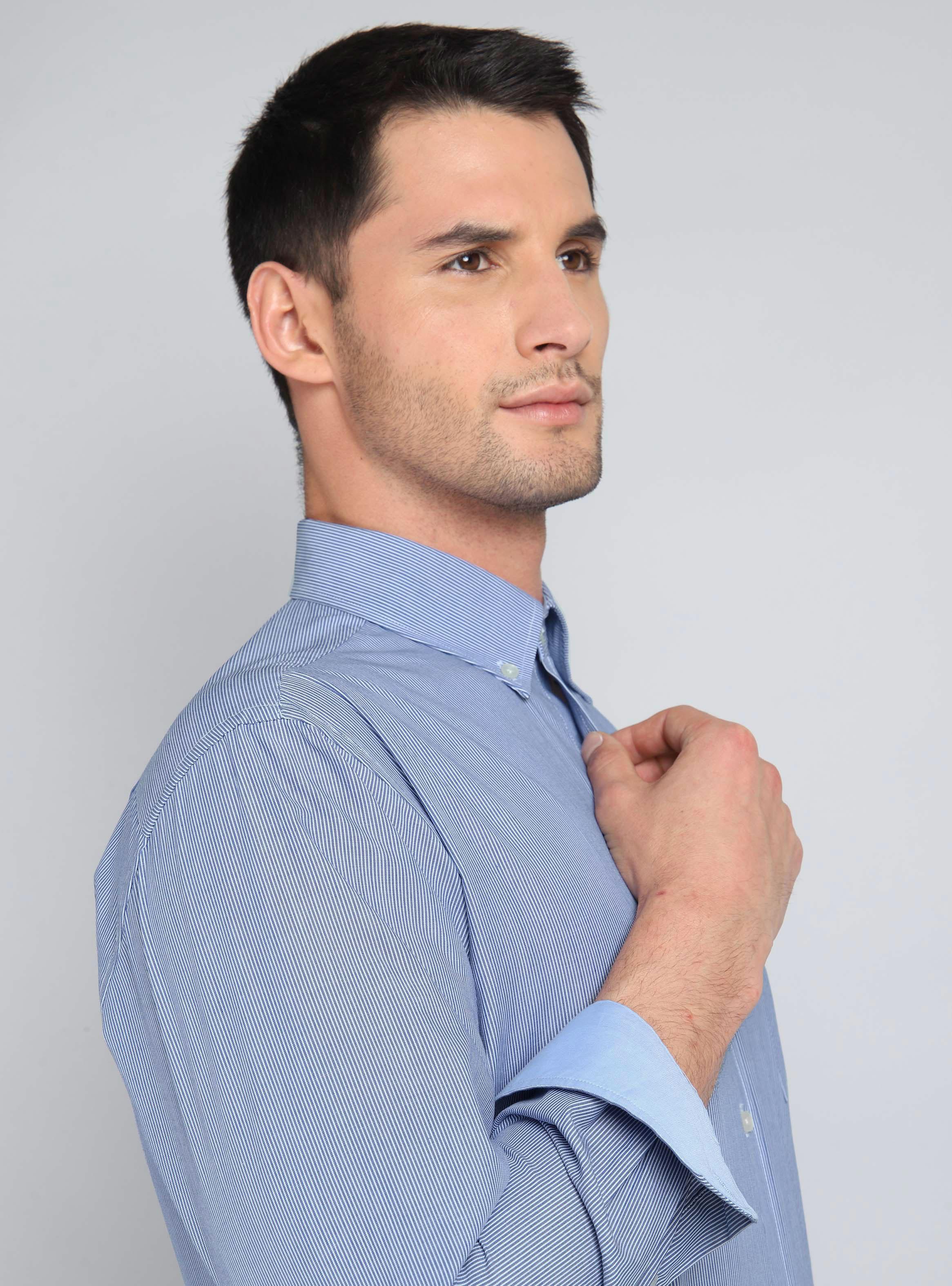 Camisa Formal Diseño a Rayas Color-2