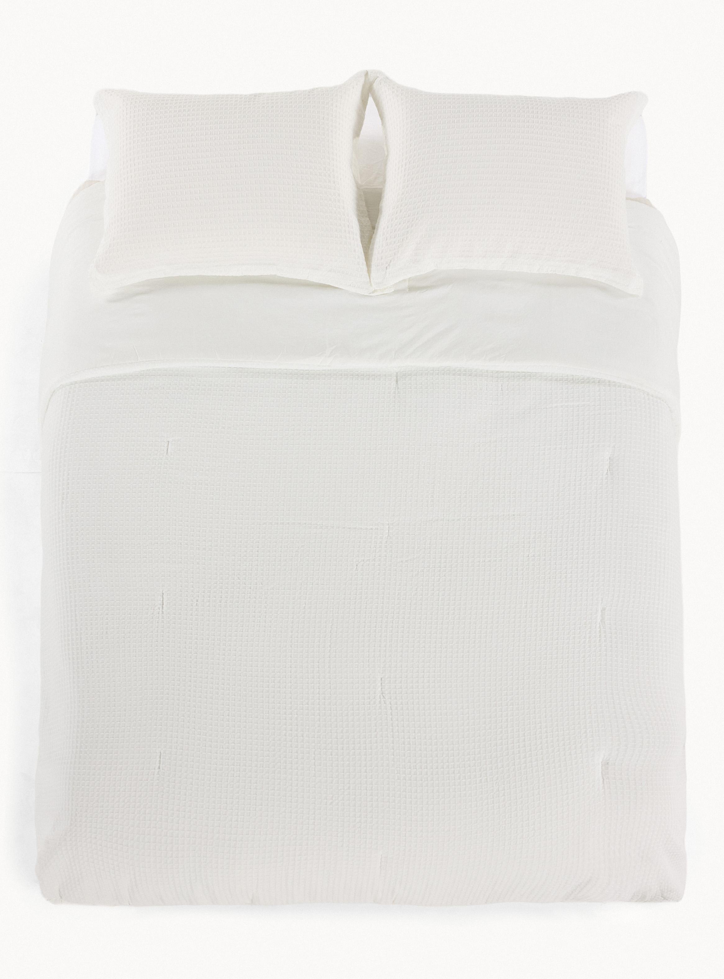 Quilt Waffle 2 Plazas Beige-3