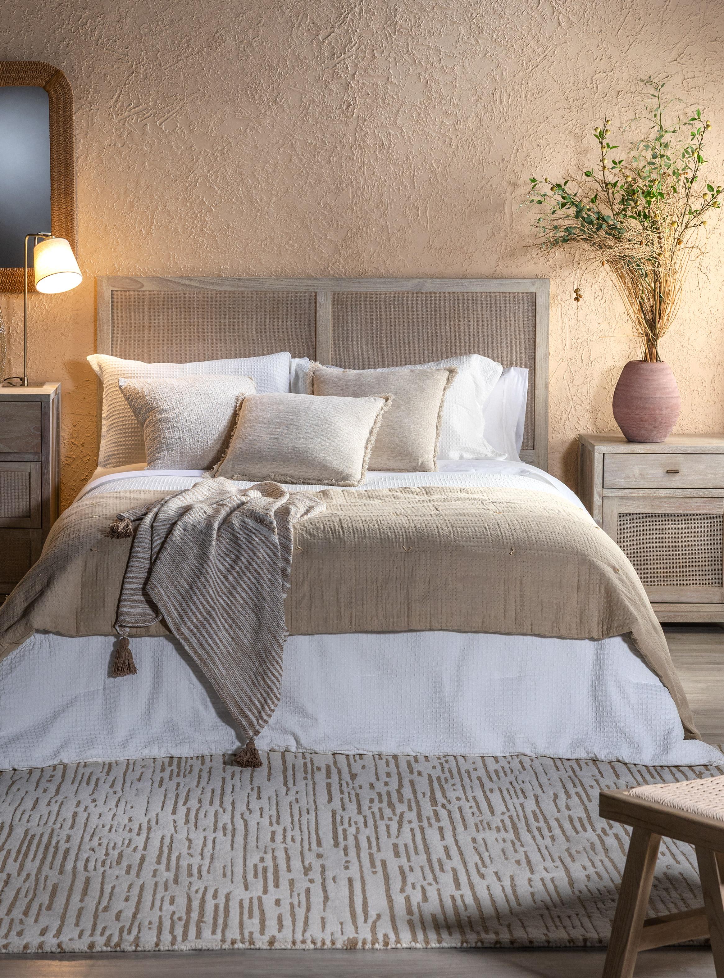 Quilt Waffle 2 Plazas Beige-4