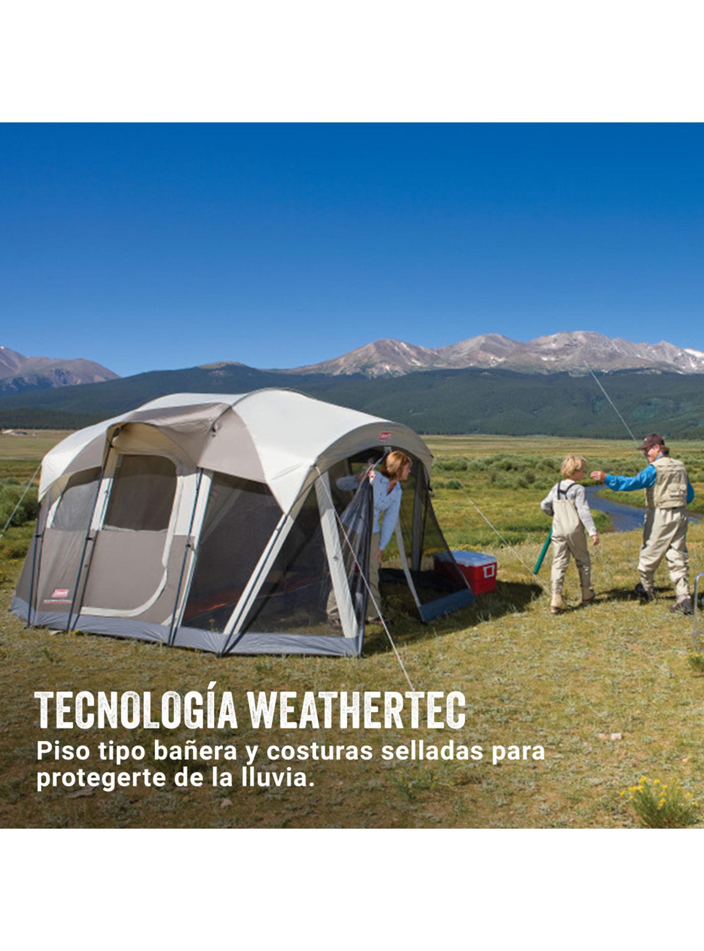 Carpa Cabina Weathermaster 6 Personas Café-2
