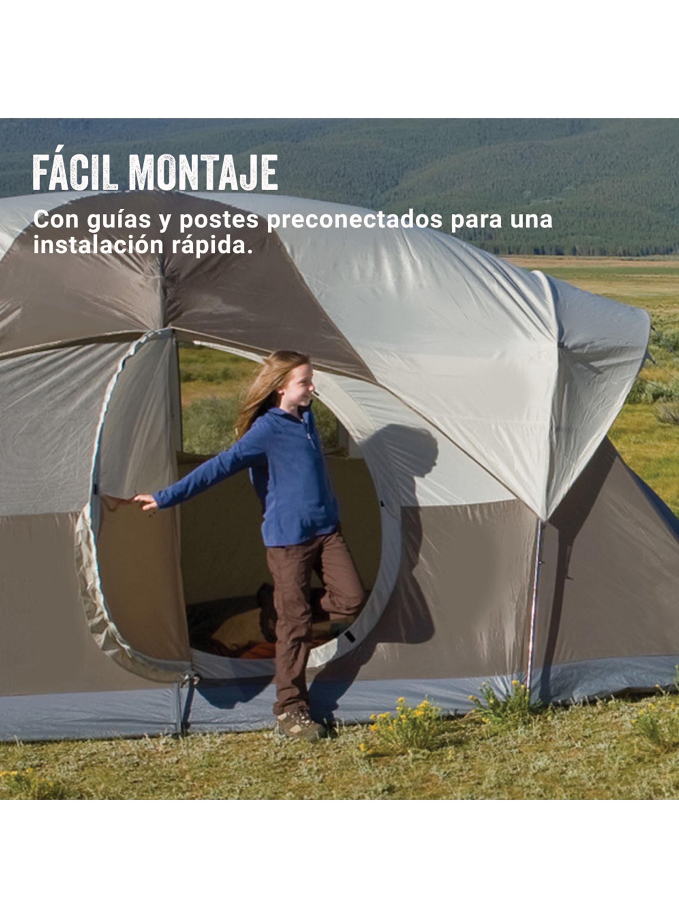 Carpa Cabina Weathermaster 6 Personas Café-3