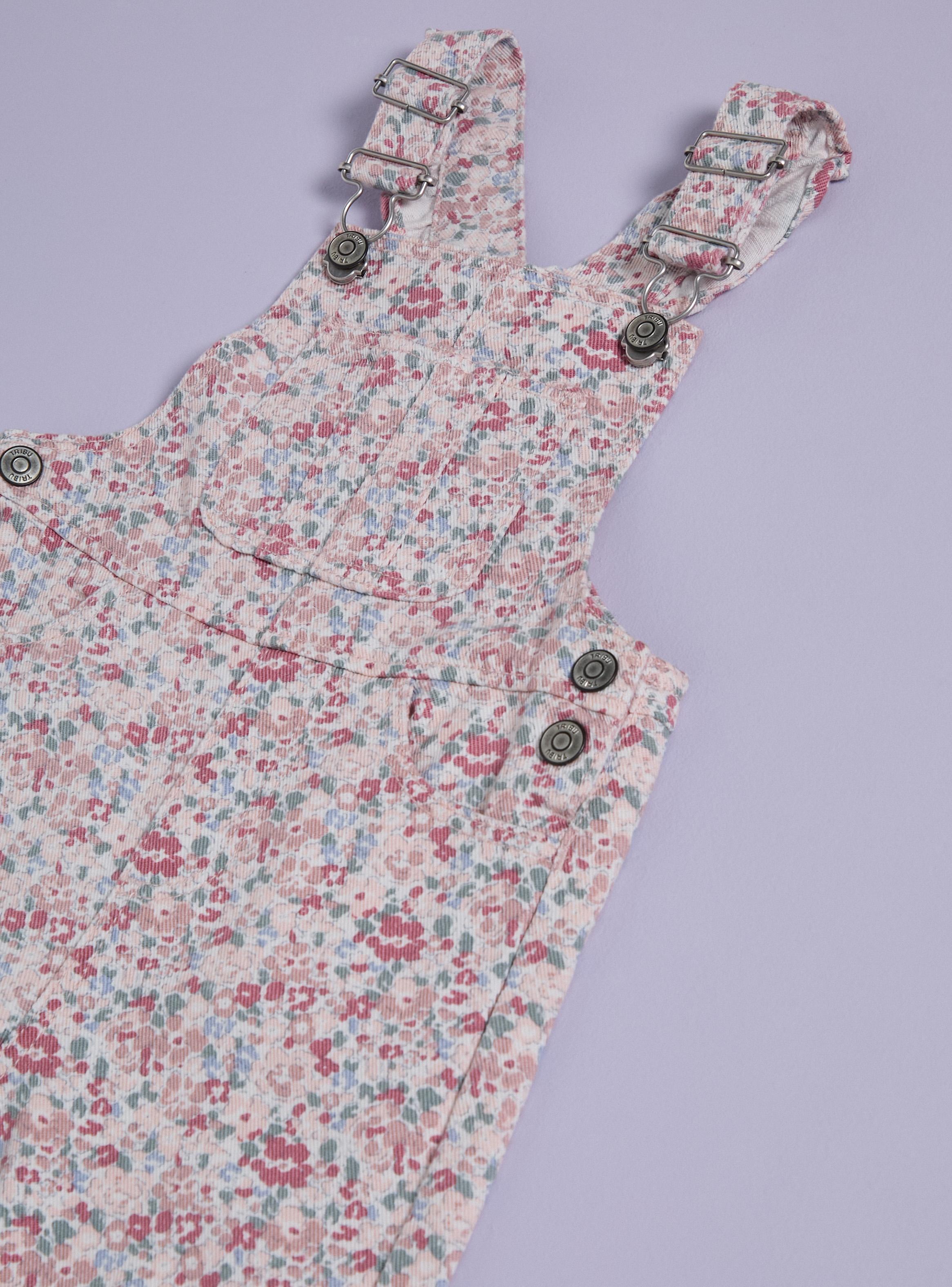 Jardinera Corte Clásico Estampado Floral-3