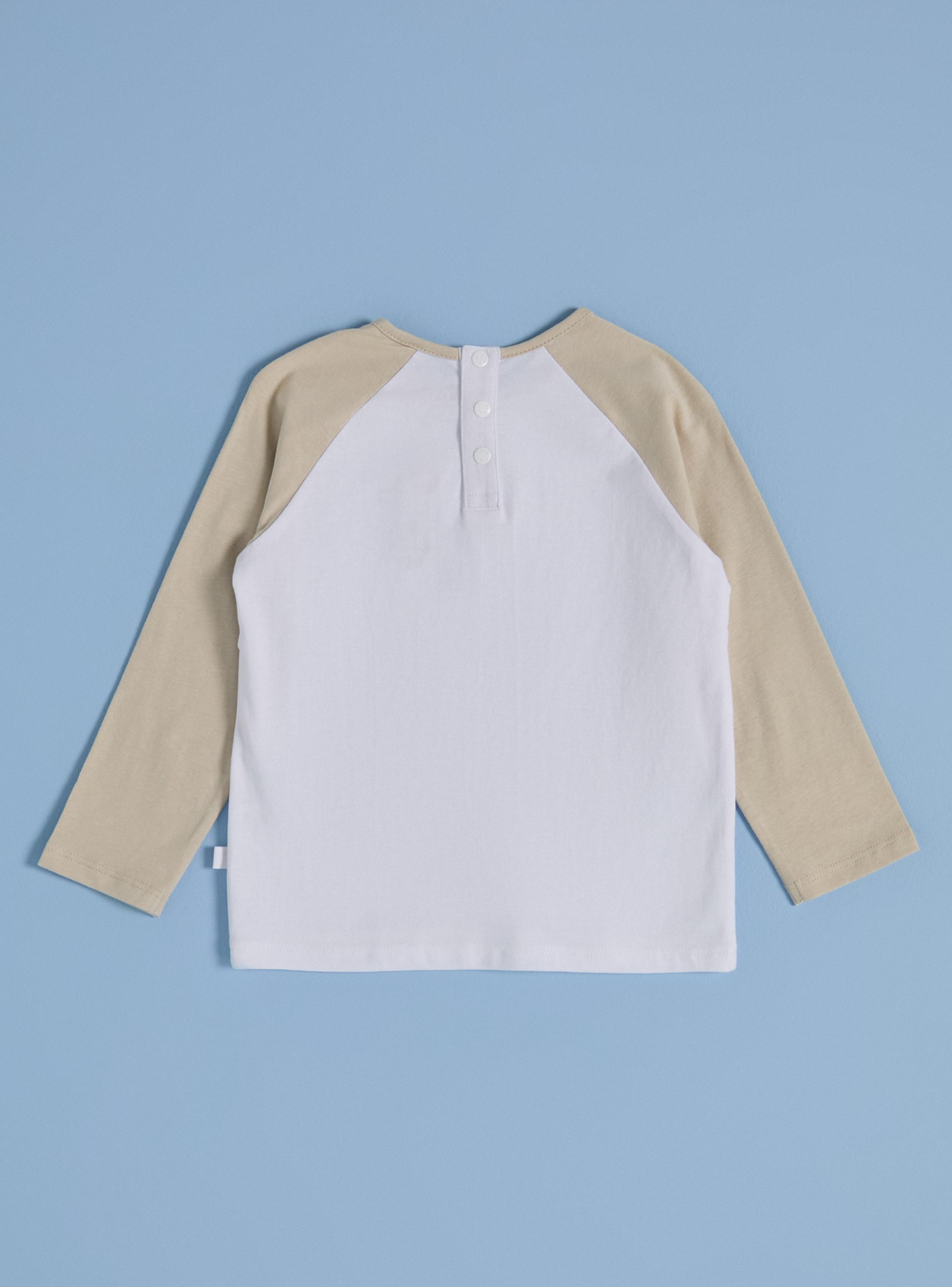 Polera Bicolor Estampado Pequeño-2