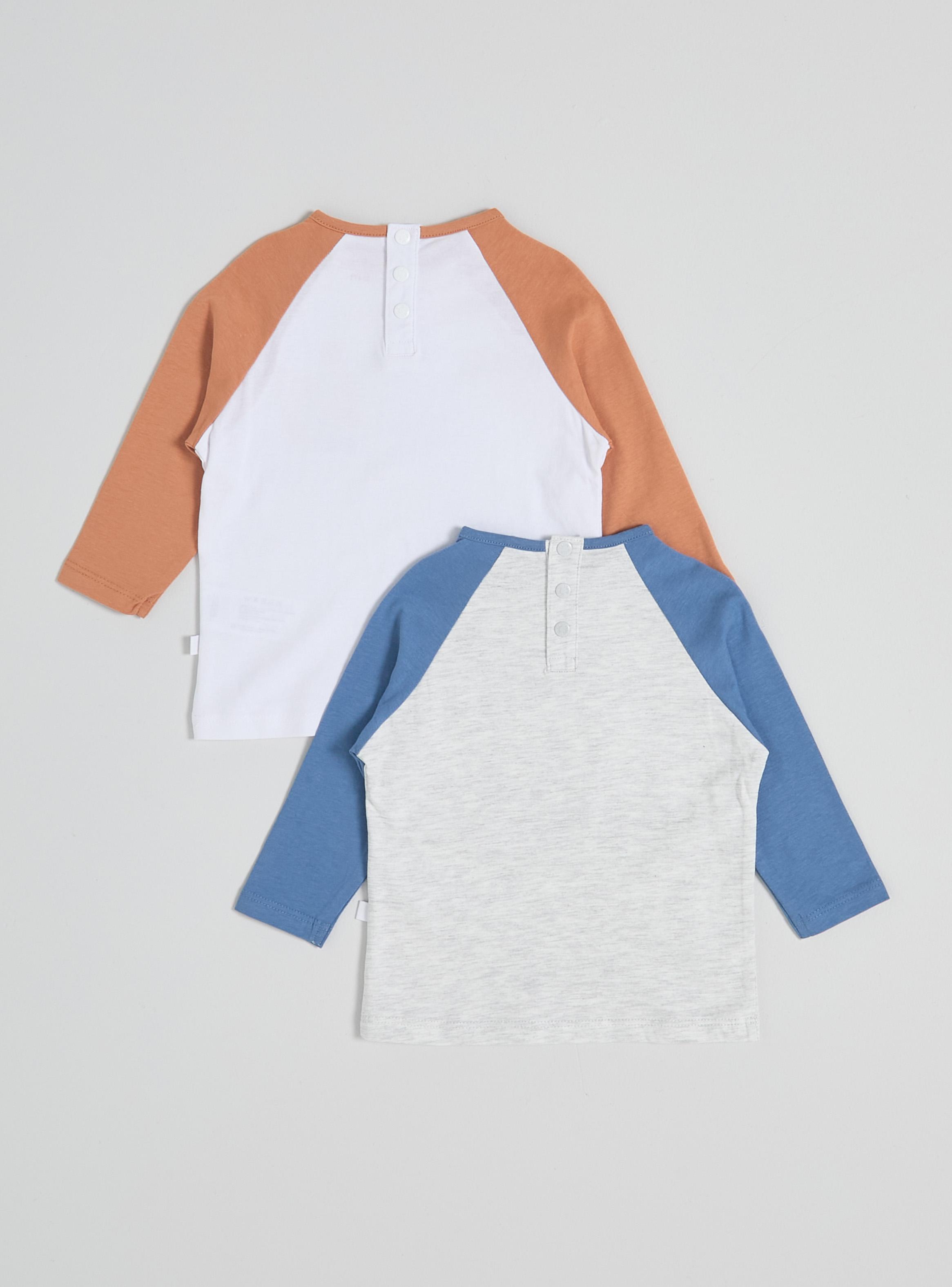 Polera Bicolor Ranglán Niño-2