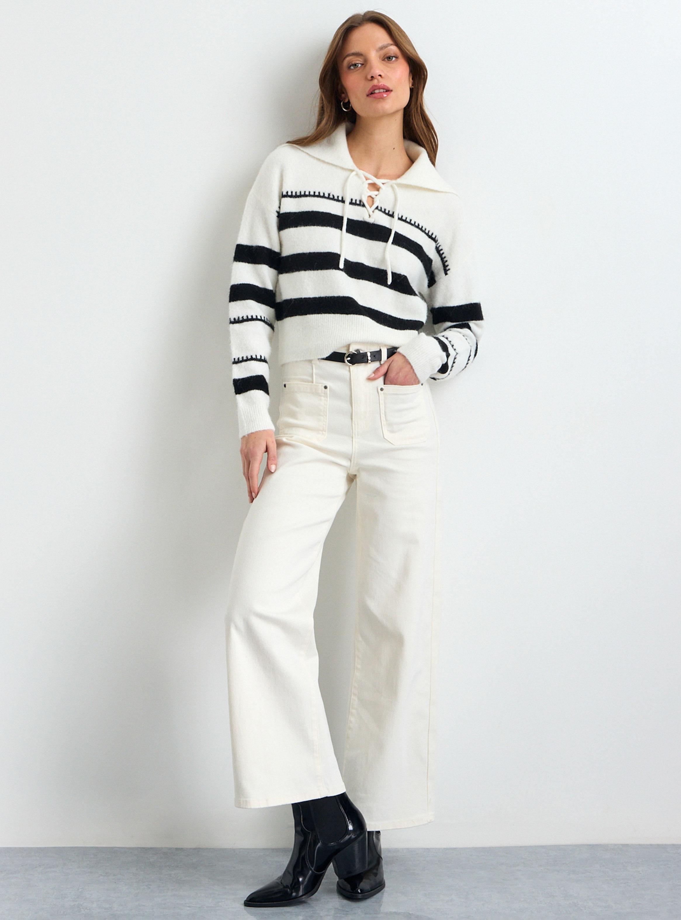Jeans Liso con Cierre-4