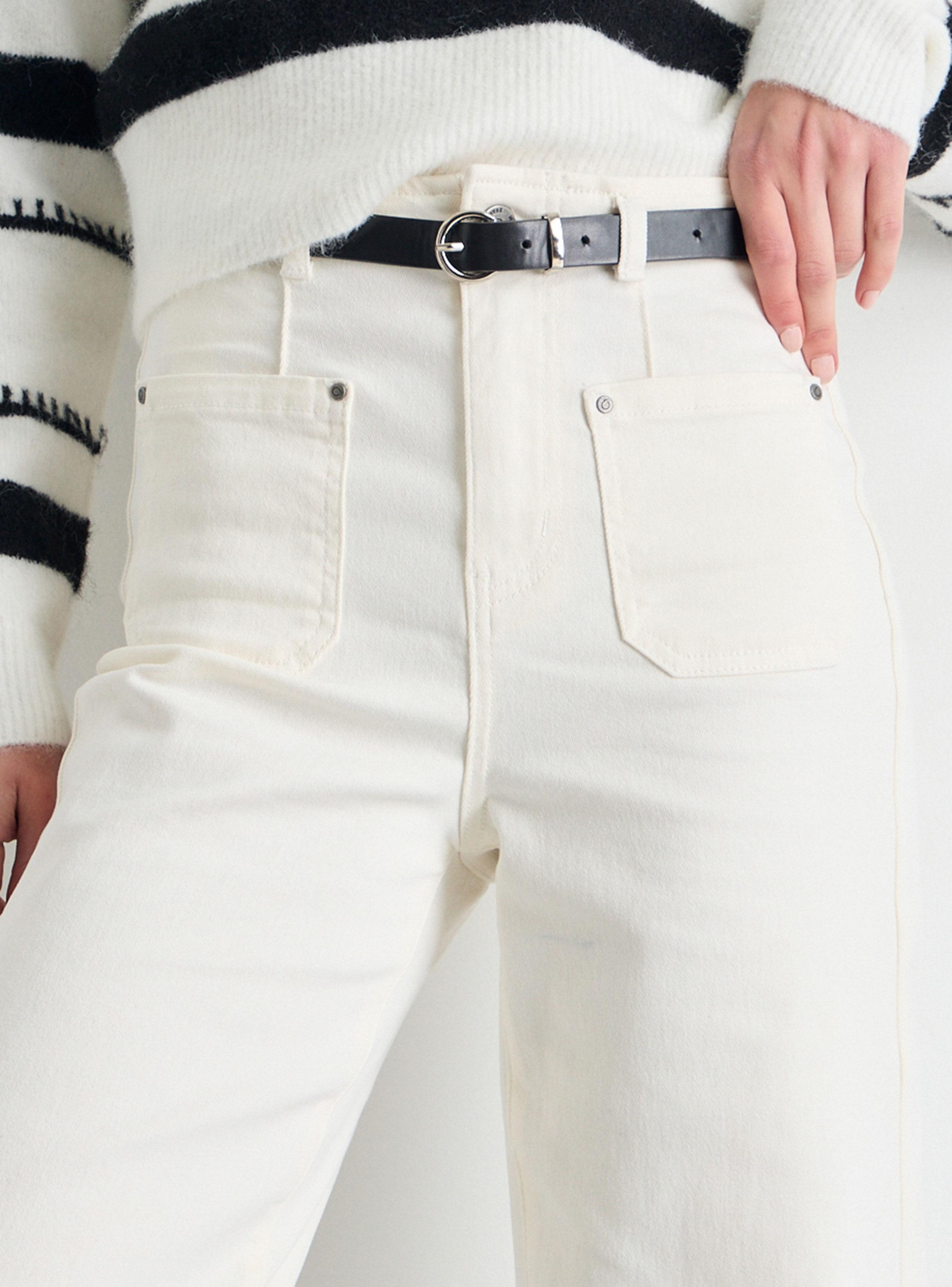Jeans Liso con Cierre-3
