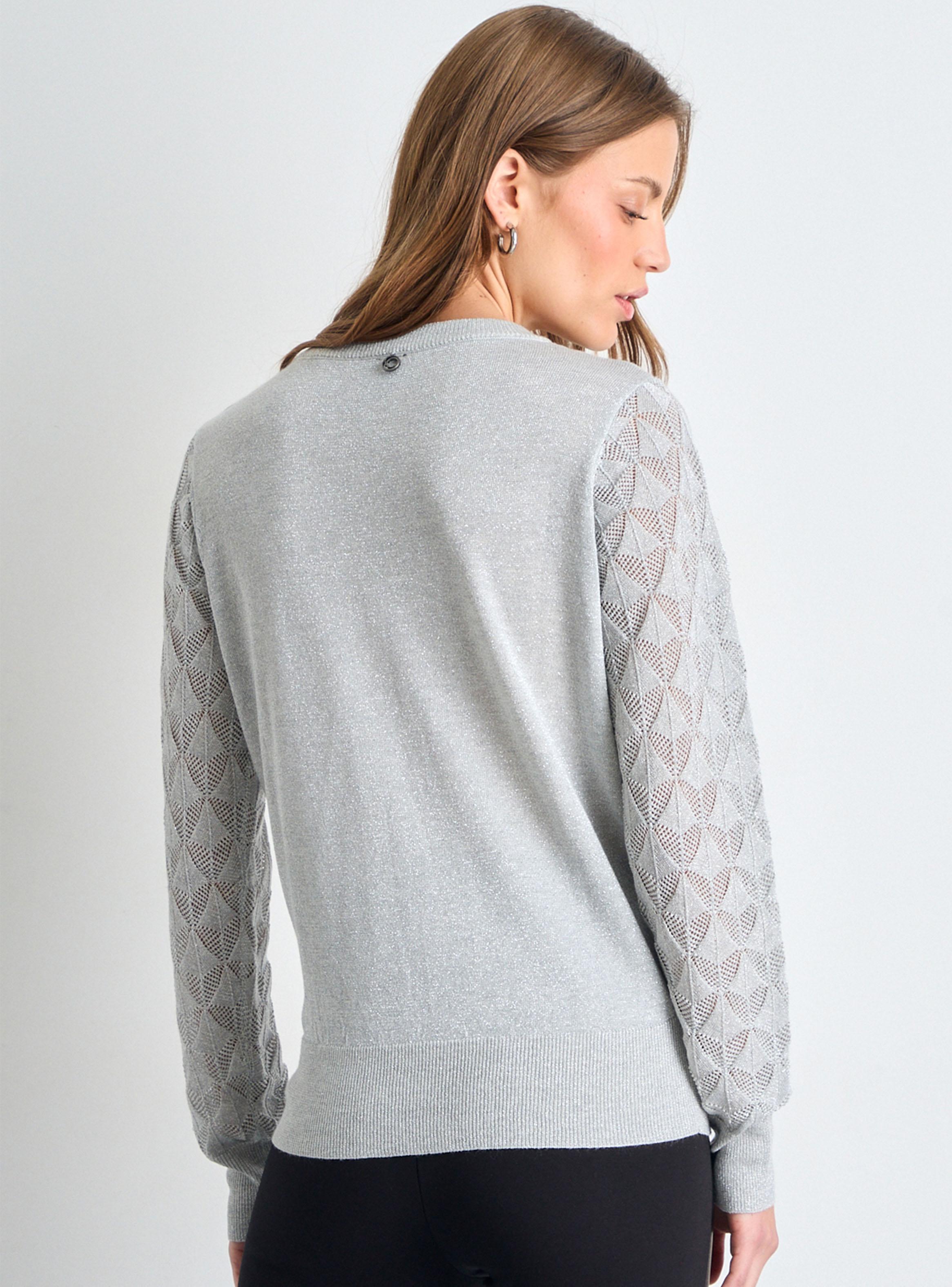 Sweater Liso de Cuello Redondo Color-1