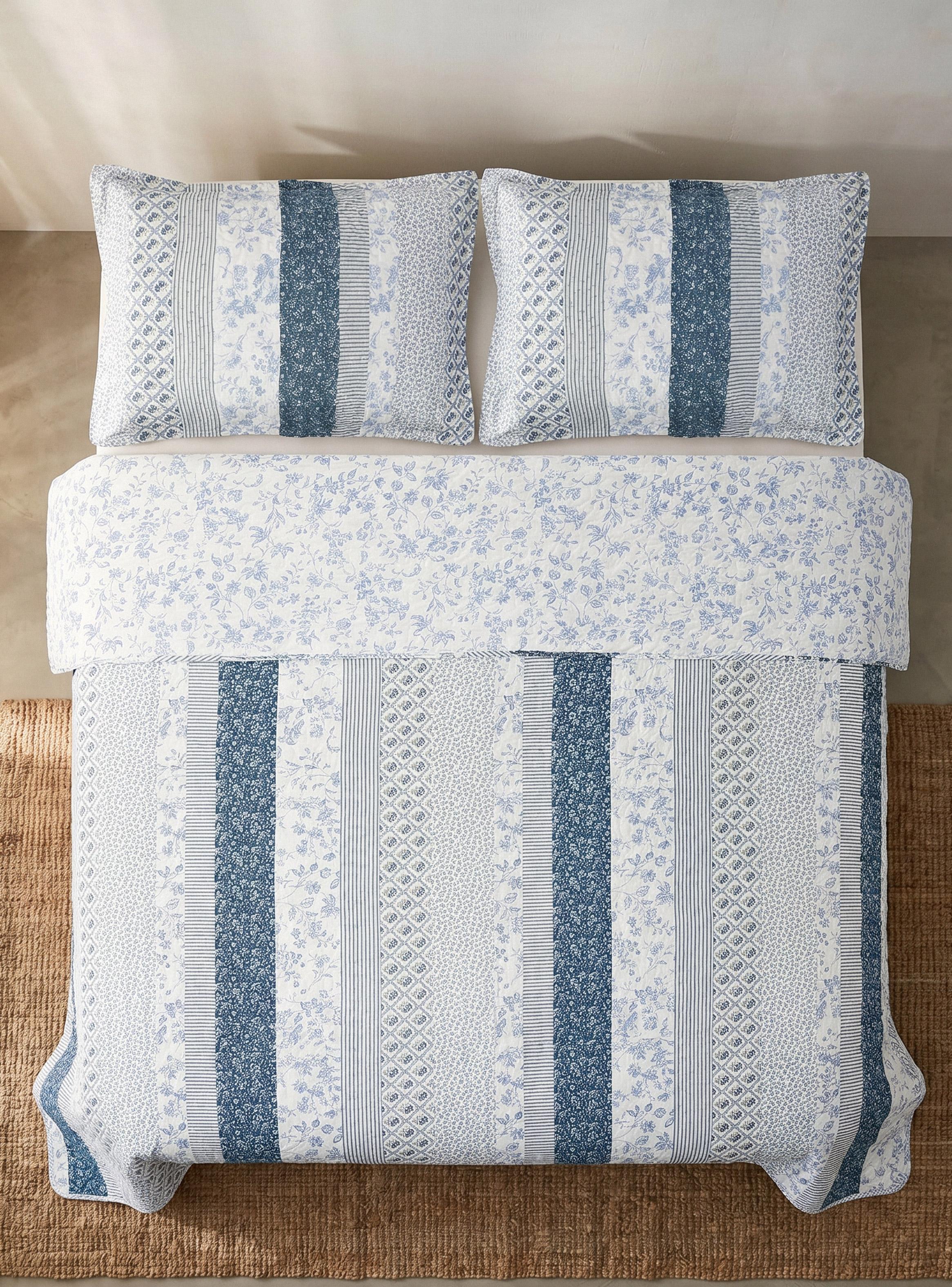 Quilt Flor Vertical 2 Plazas-2