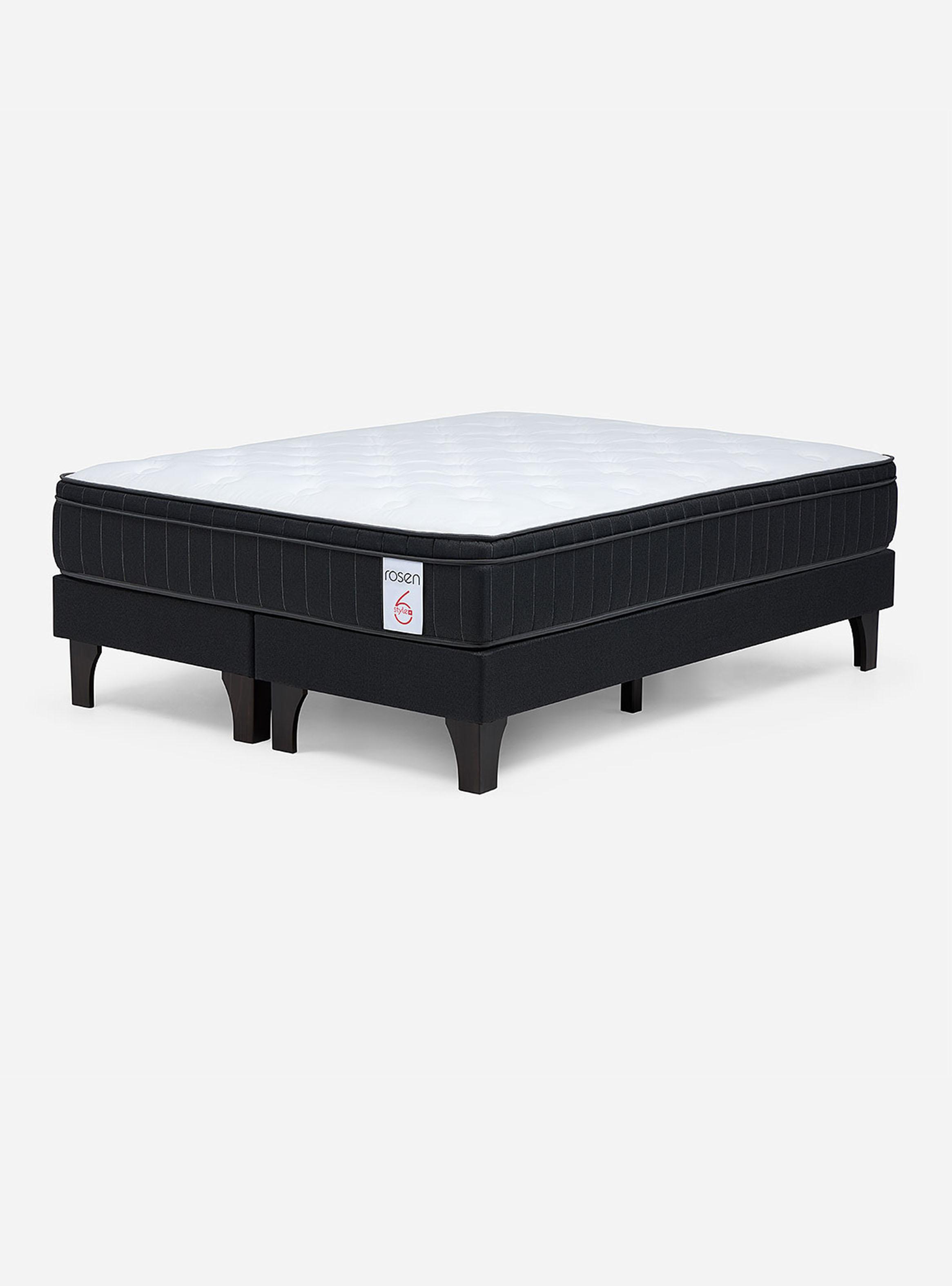 Cama Europea Súper King New Style 6 Plus 200x200 cm-0