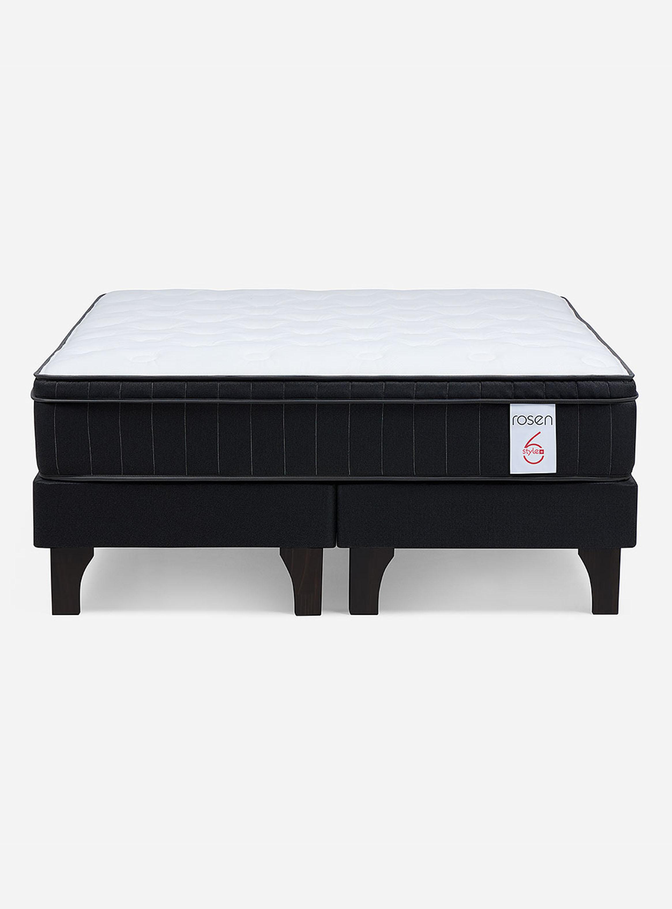 Cama Europea Súper King New Style 6 Plus 200x200 cm-1