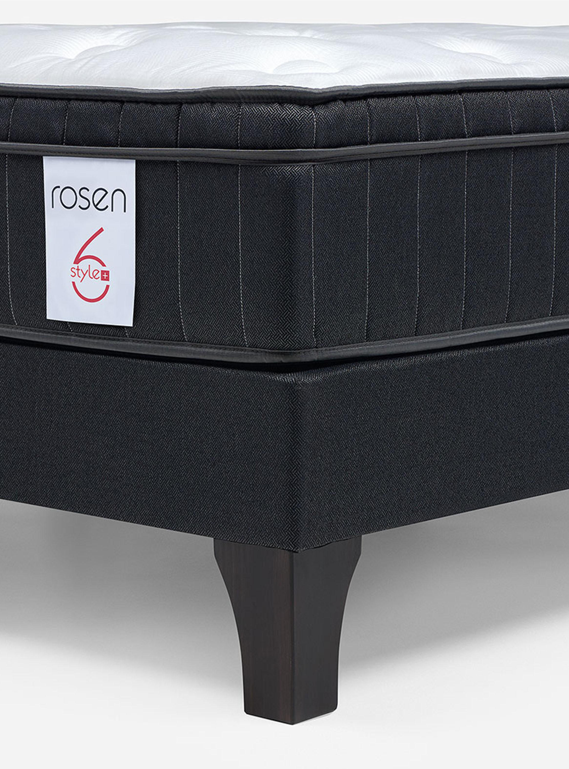 Cama New Style 6 Plus 2 Plazas + Respaldo Ferrara Gris-4