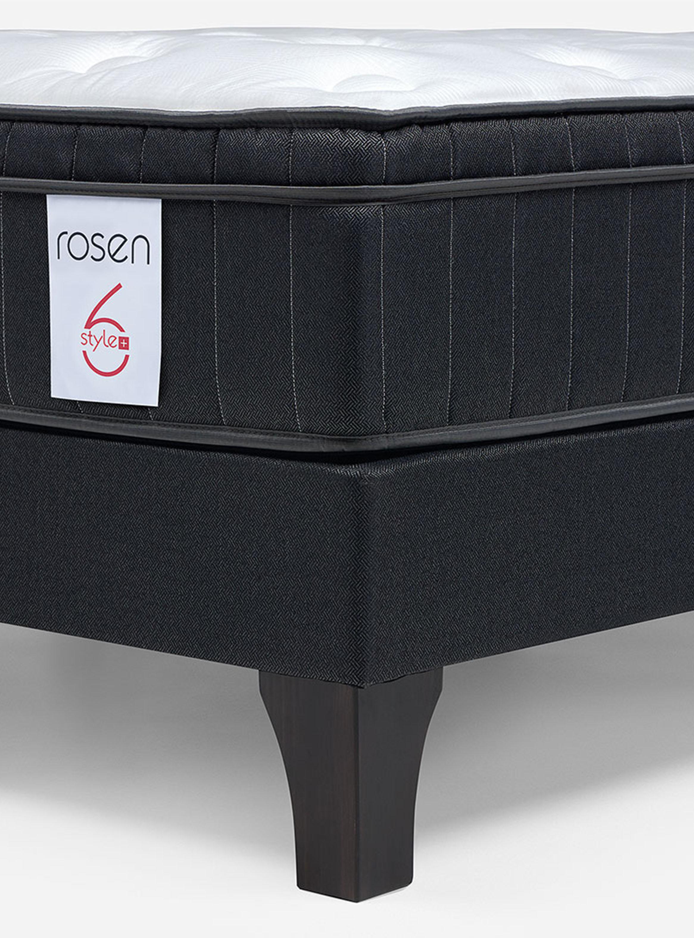 Cama New Style 6 Plus 2 Plazas + Respaldo Rachel Gris-4