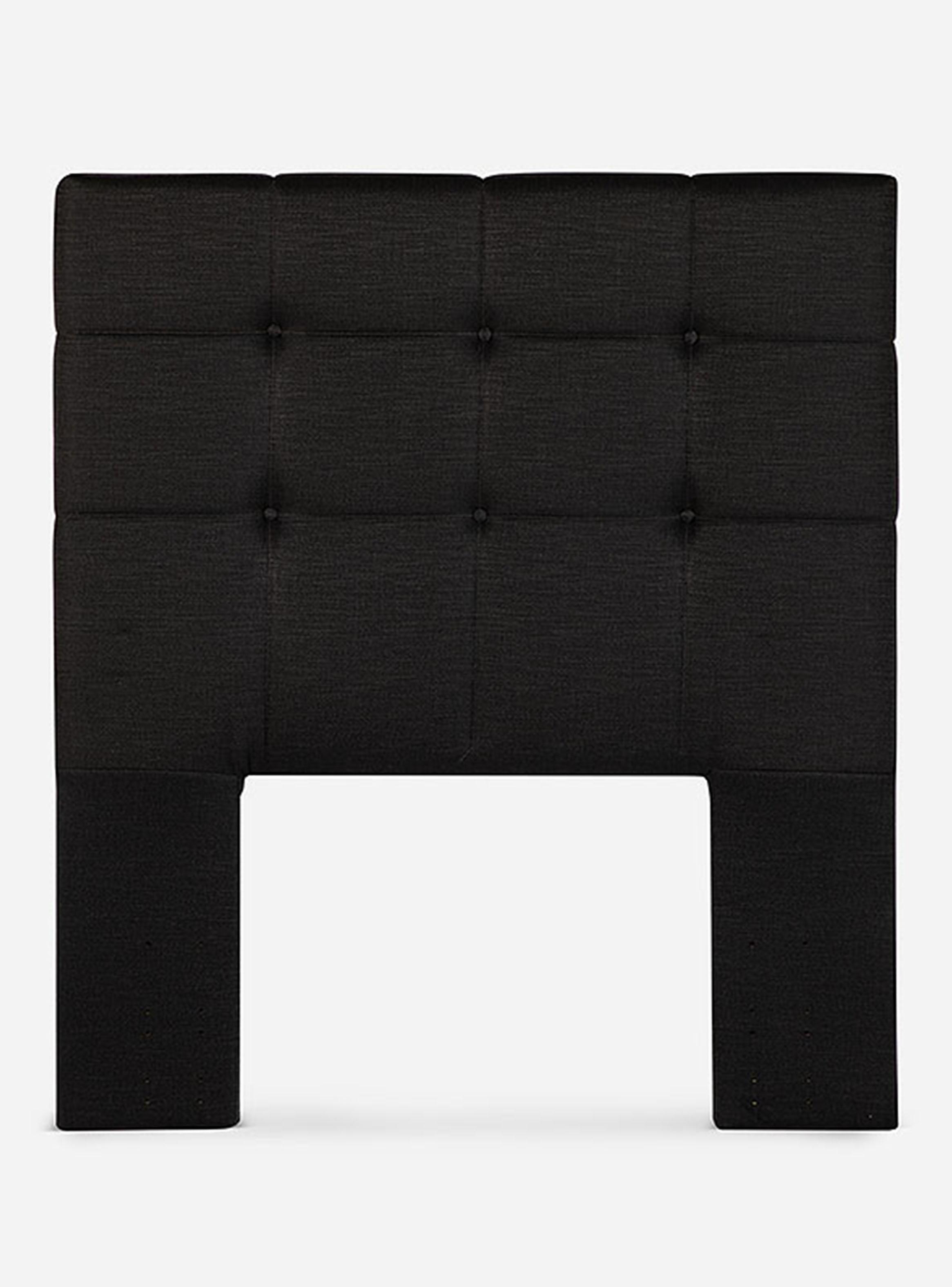 Cama Europea New Style 6 Plus 1 Plaza + Respaldo Issey Grafito-2
