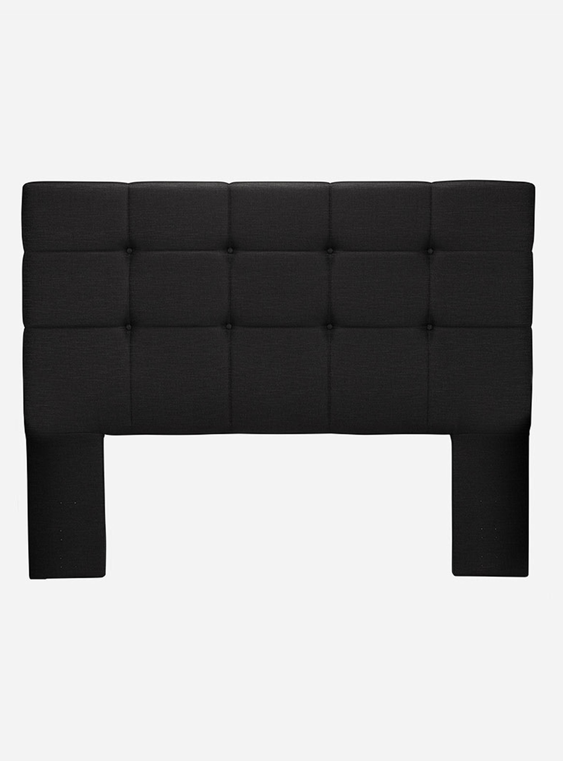 Cama Europea 2 Plazas New Style 6 Plus + Respaldo Issey Grafito-2