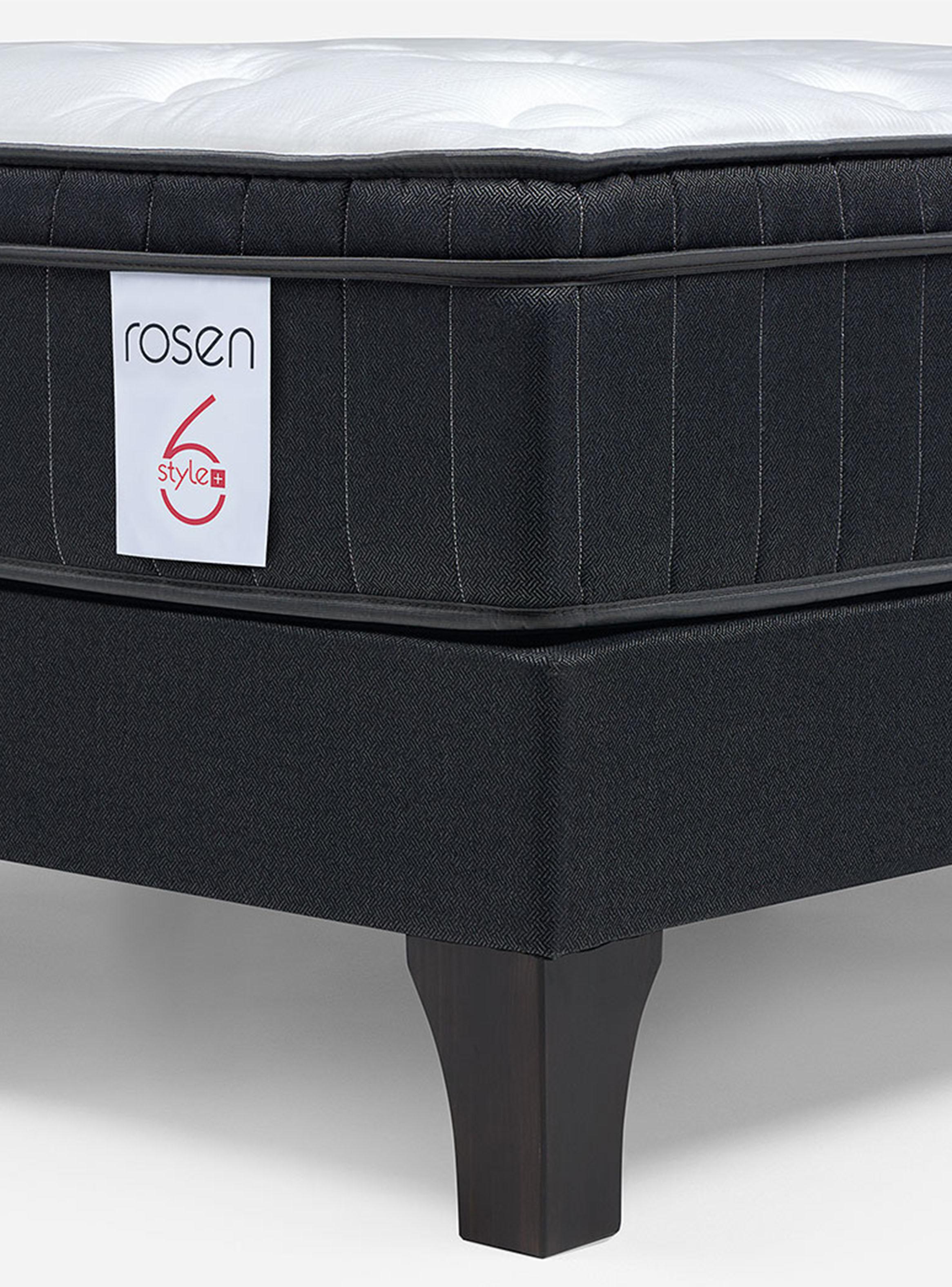 Cama Europea King New Style 6 Plus + Respaldo Issey Grafito-4