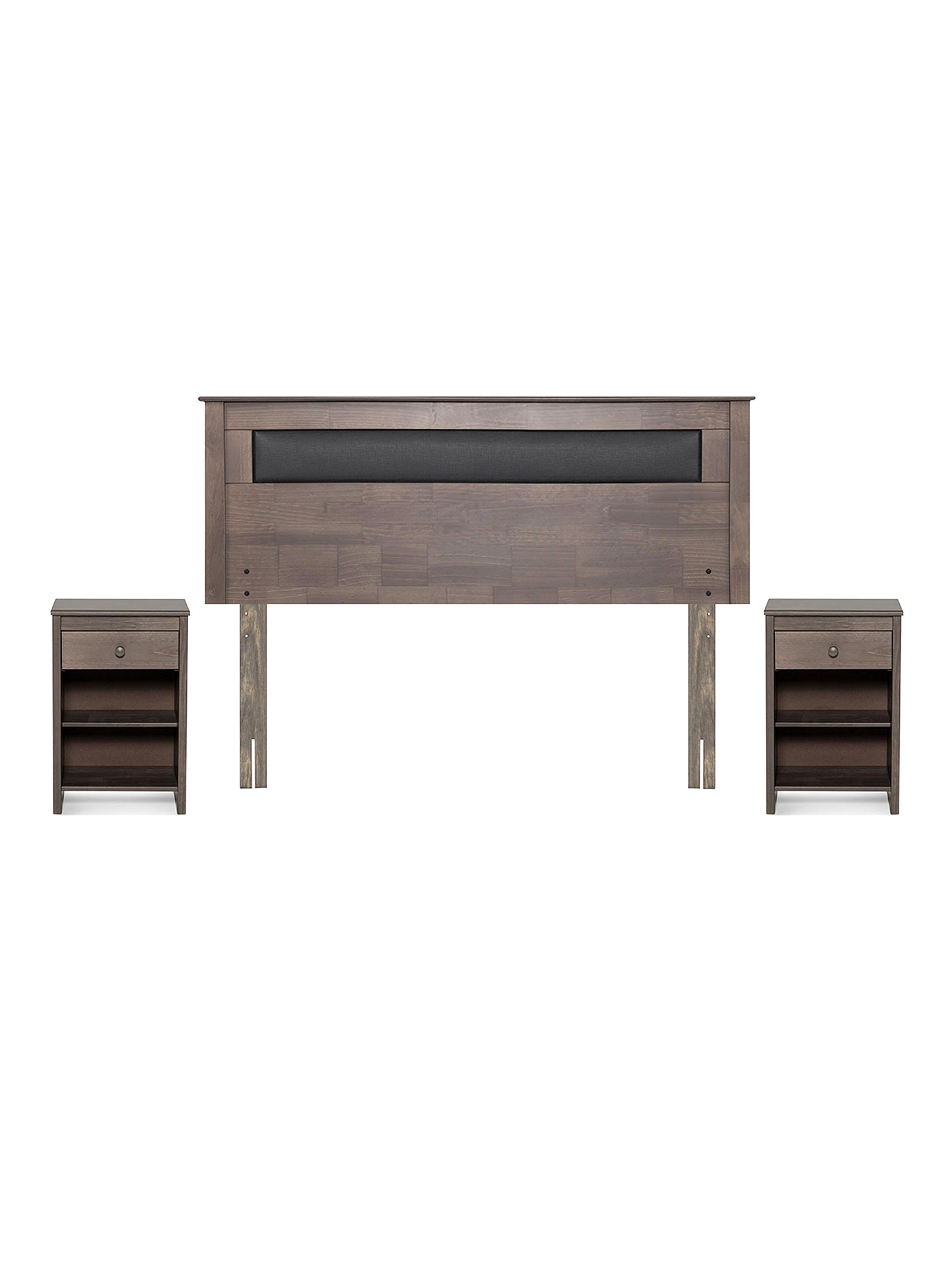 Cama Europea 2 Plazas New Style 6 Plus + Set Ferrara-2