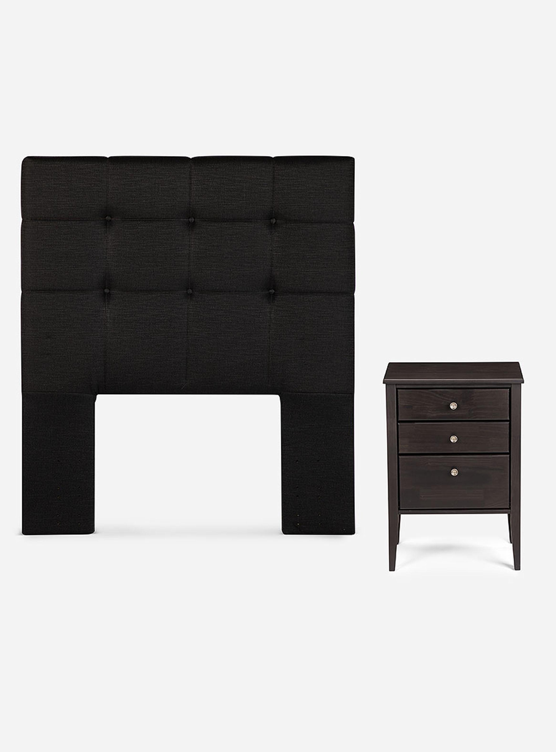 Cama Europea 1.5 Plazas New Style 6 Plus + Set Issey-2