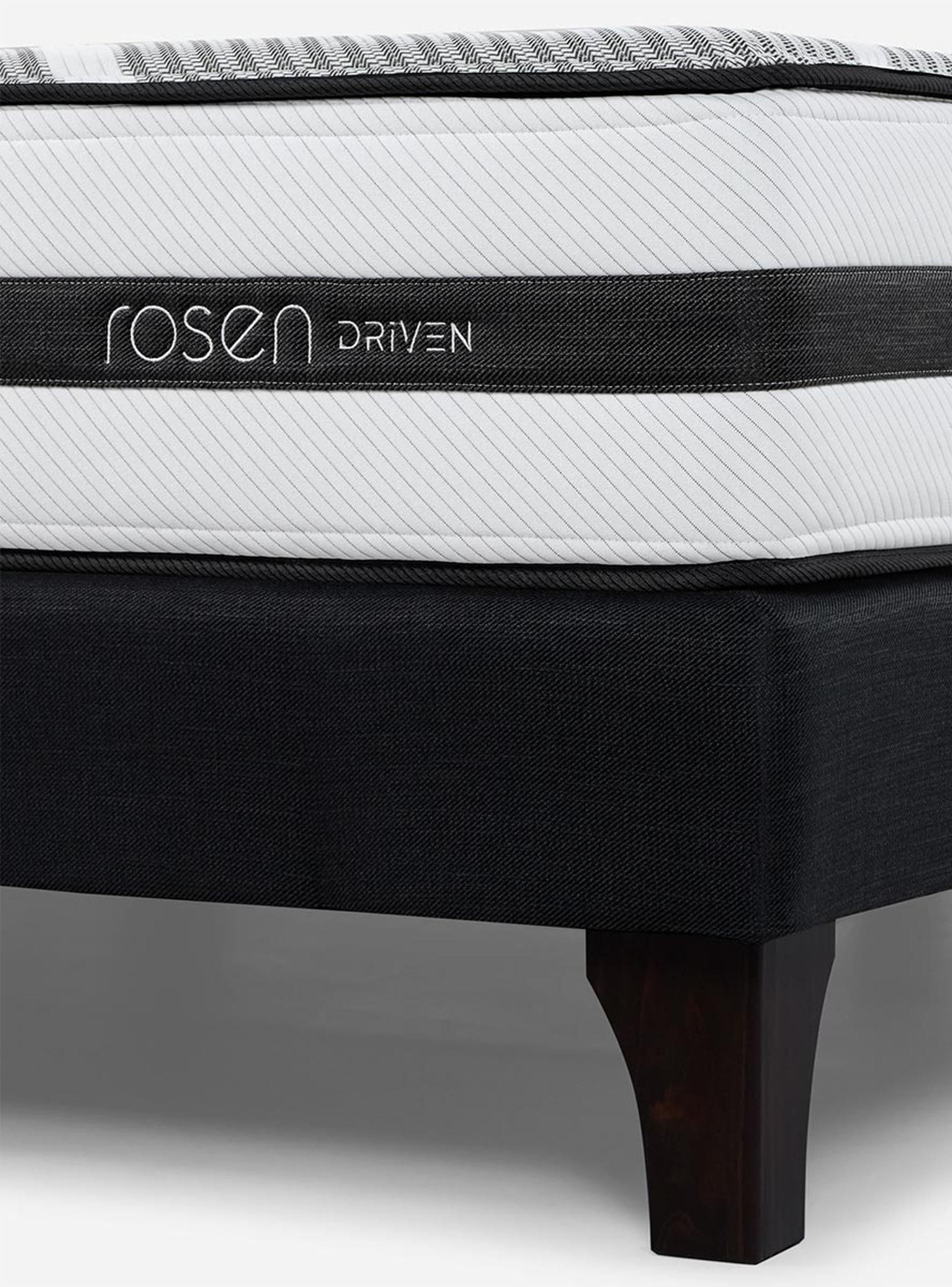 Cama Europea 2 Plazas Driven + Respaldo Issey Niebla-4