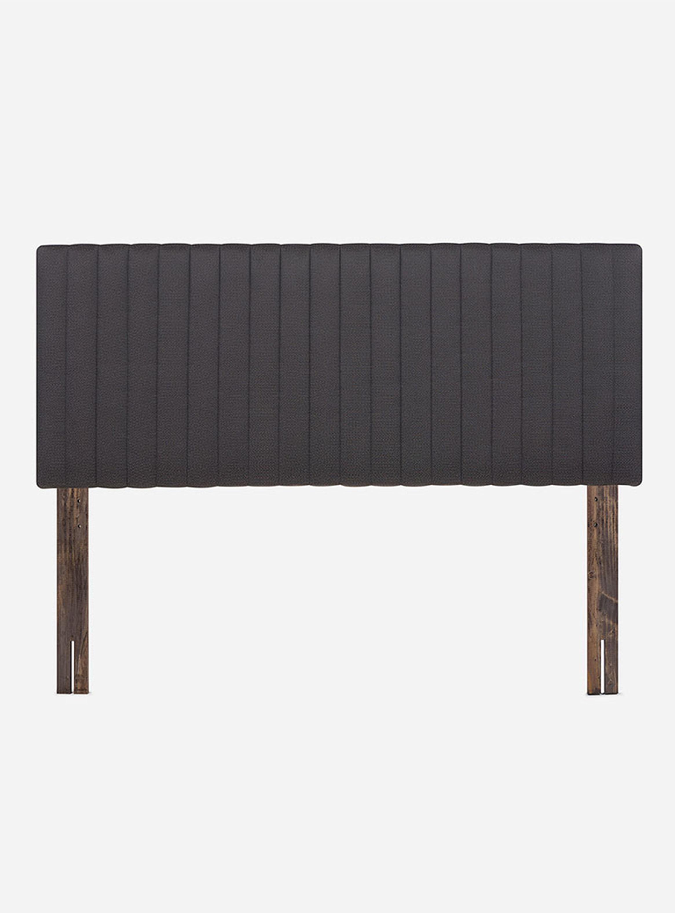 Cama Europea 2 Plazas Tempo Base dividida + Respaldo Lucio Grafito-2
