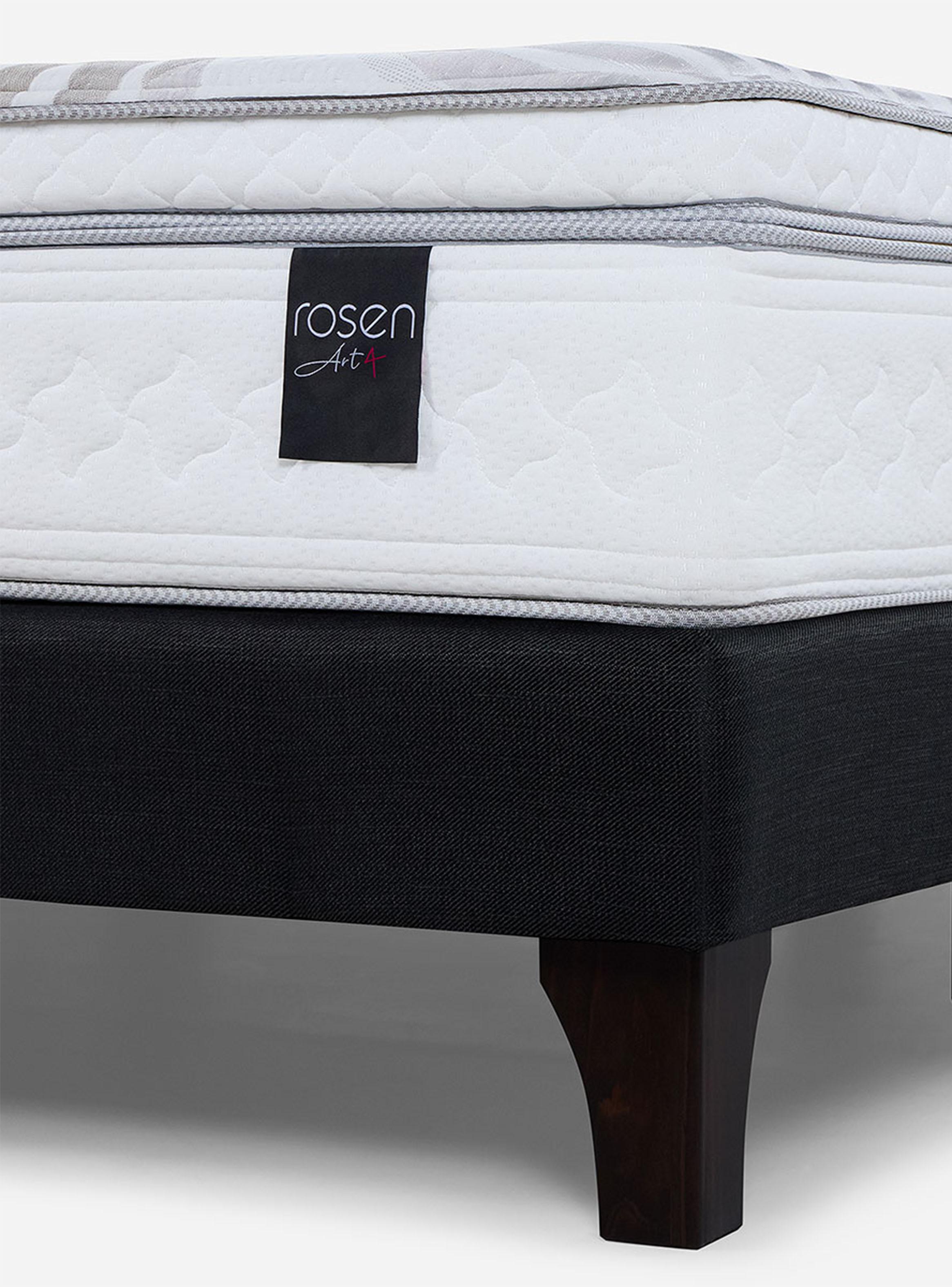 Cama Europea 2 Plazas Art 4 Base dividida + Respaldo Dolce-4