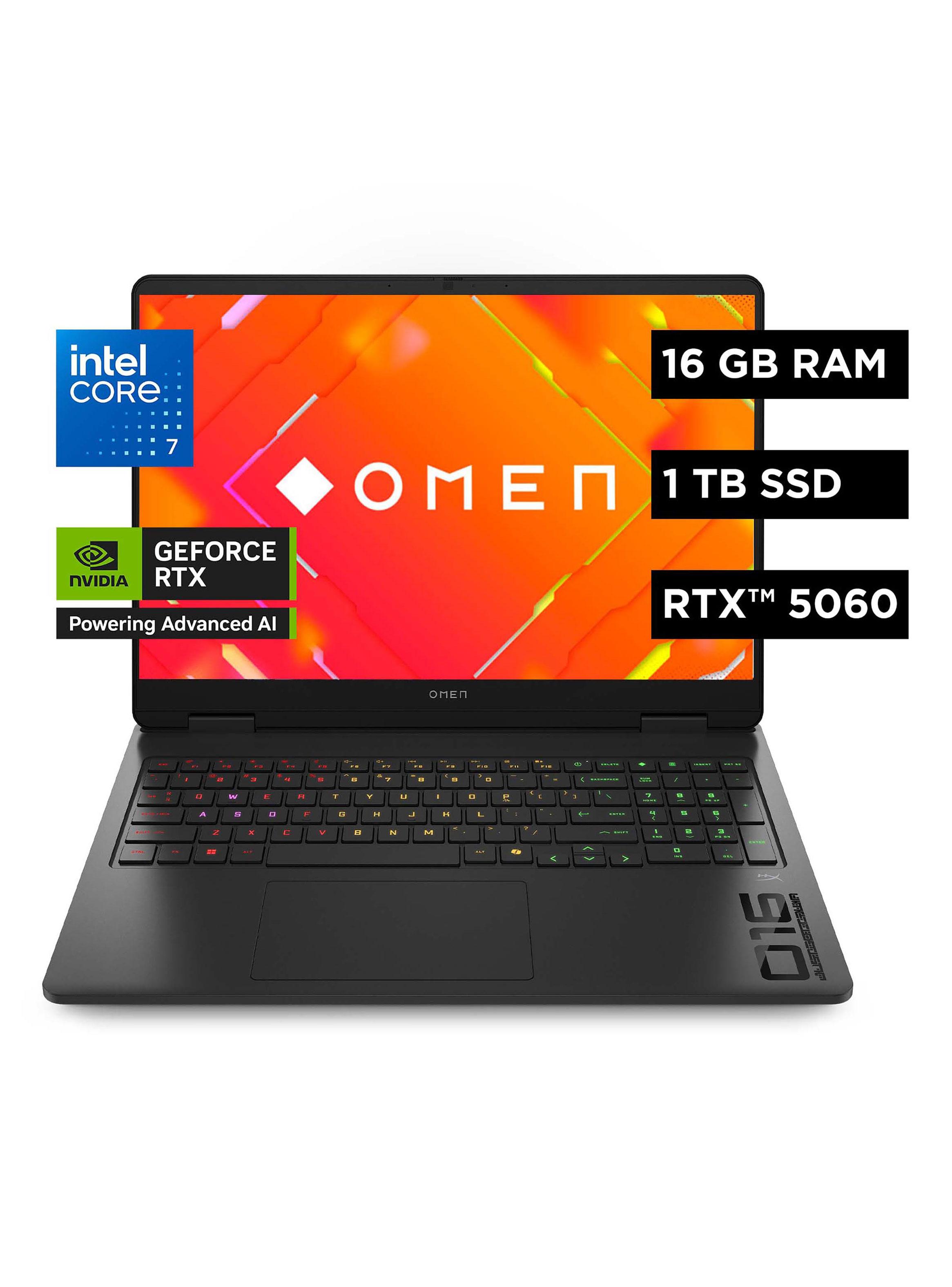 Notebook Gamer Omen 16-am0018la Intel Core i7 16GB RAM 1TB SSD NVIDIA RTX 5060 16'' 2K 144Hz-2
