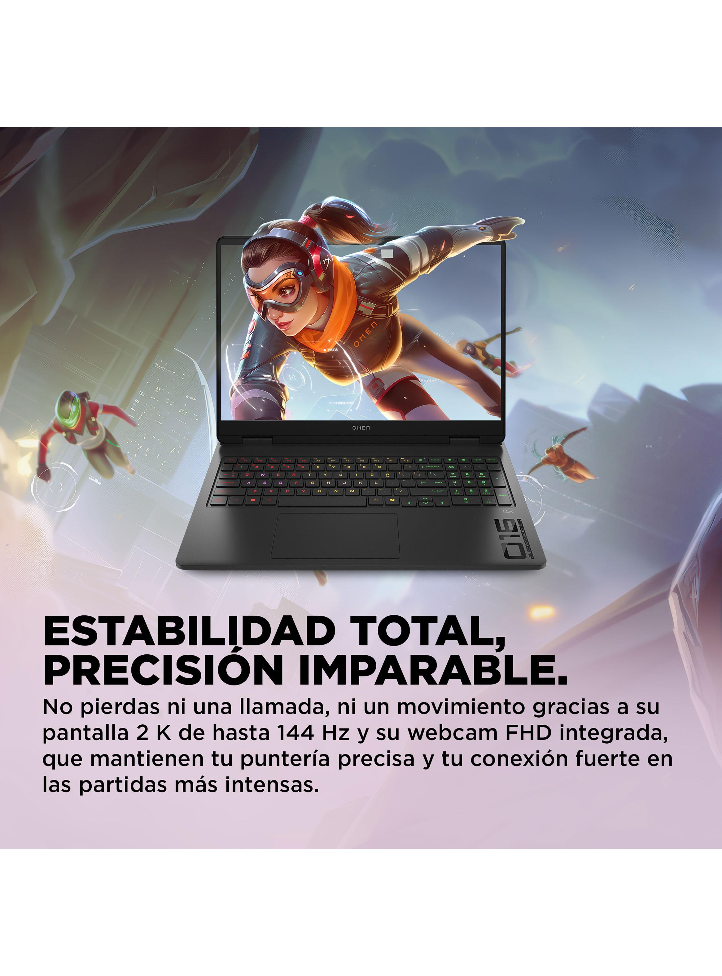 Notebook Gamer Omen 16-am0018la Intel Core i7 16GB RAM 1TB SSD NVIDIA RTX 5060 16'' 2K 144Hz-8