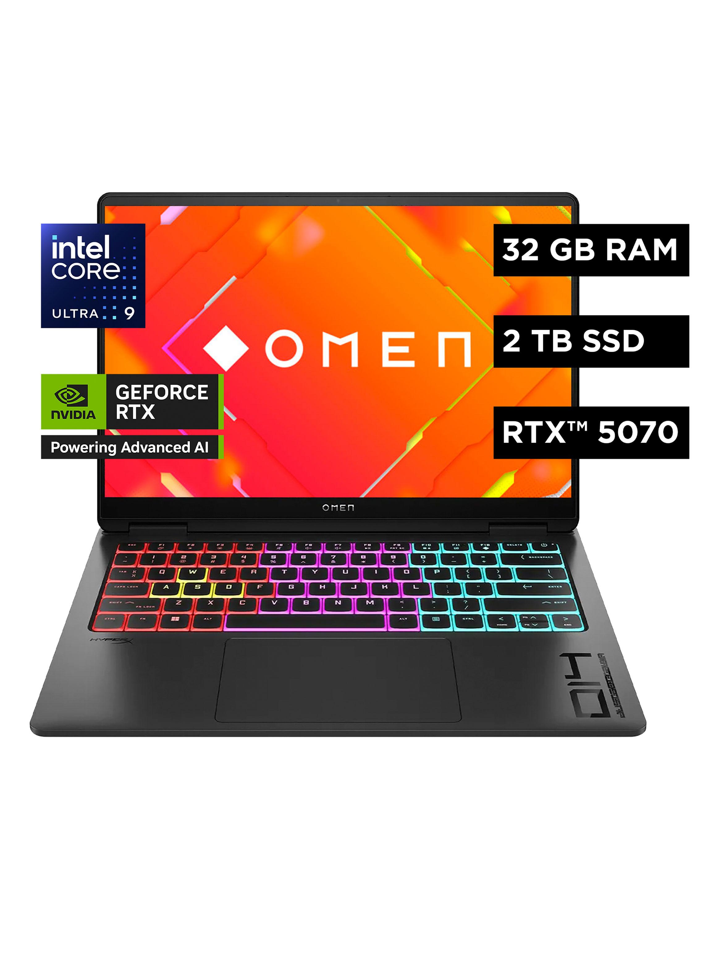 Notebook Gamer Omen 14-fb1002la Intel Core Ultra 9 32GB RAM 2TB SSD NVIDIA RTX 5070 14'' 3K 120Hz-2