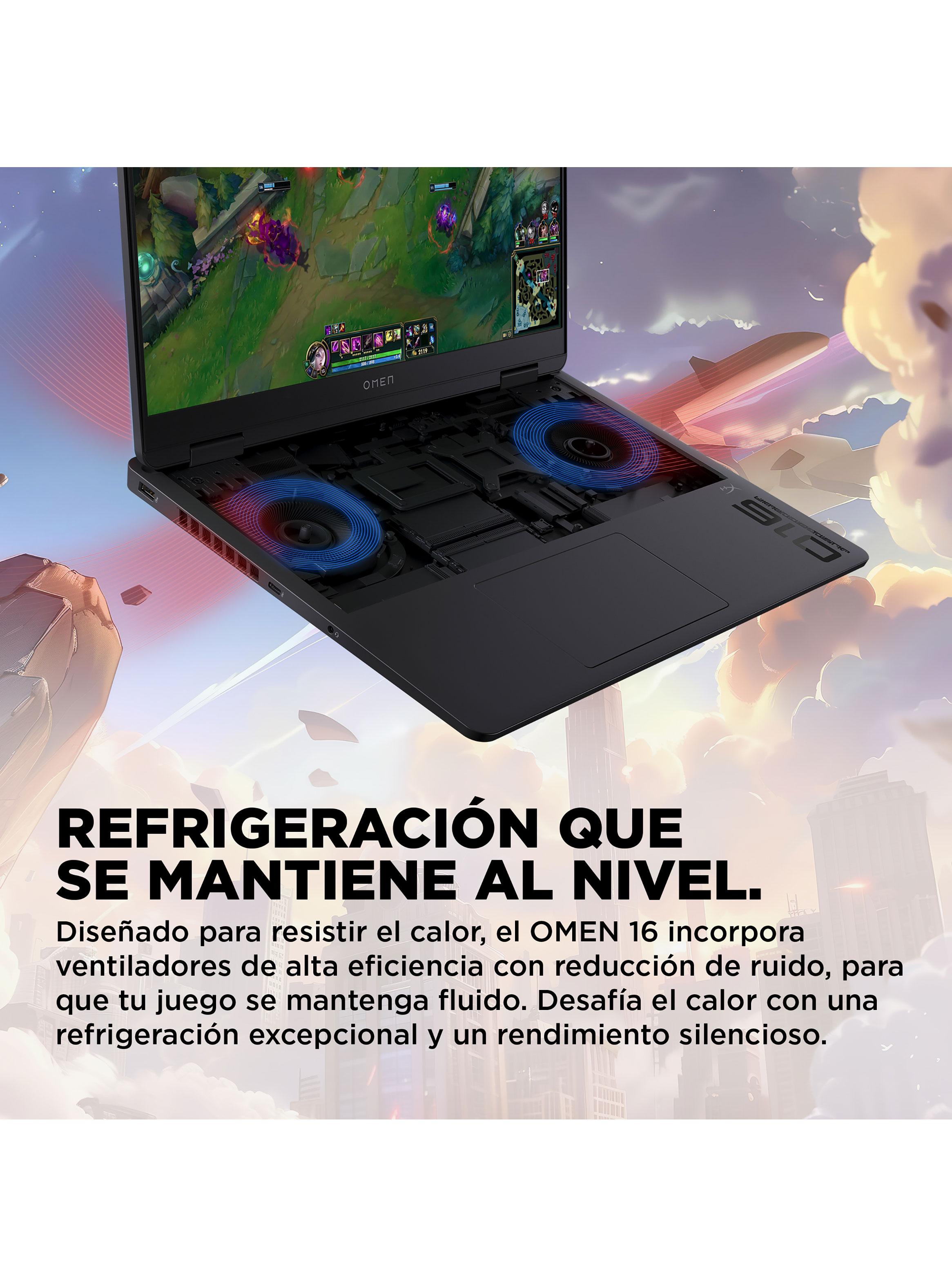 Notebook Gamer Omen 16-ap0004la AMD Ryzen AI 9 32GB RAM 1TB SSD NVIDIA RTX 5070 16'' 2K 144 Hz-9