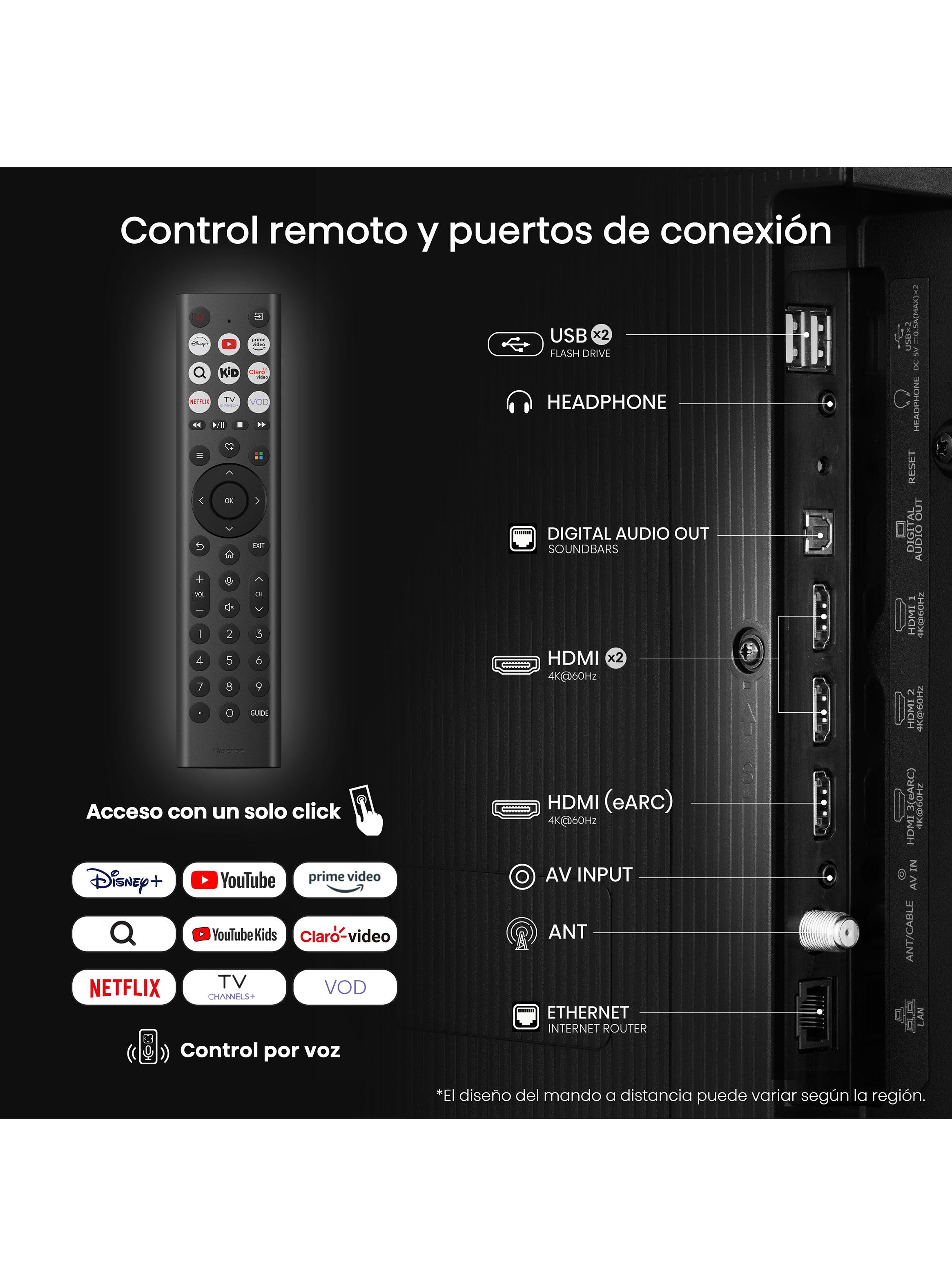 LED Smart TV 55'' 4K UHD 55A6NV-4