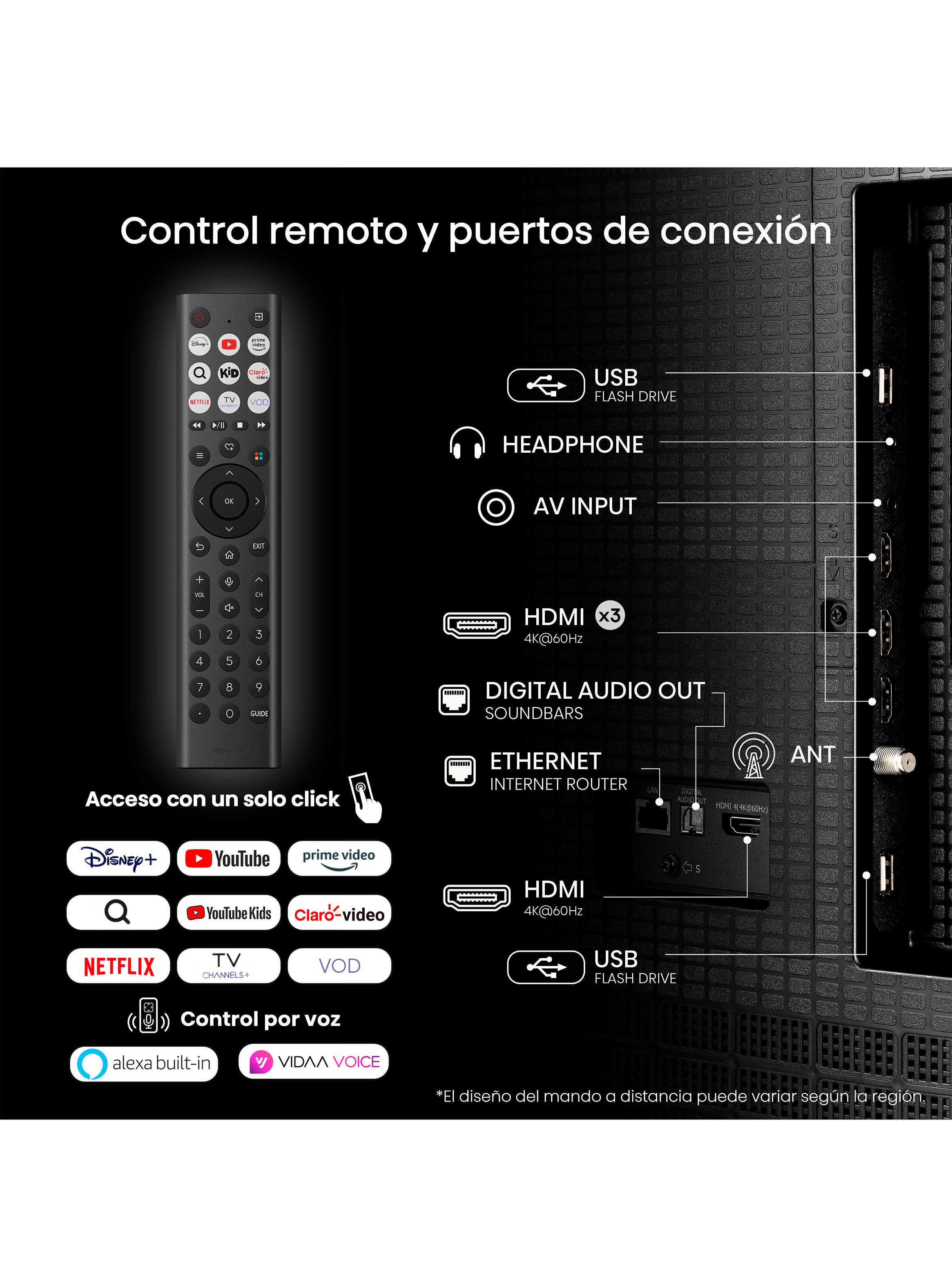 Mini LED Smart TV 50'' 4K UHD 50U6QV-3