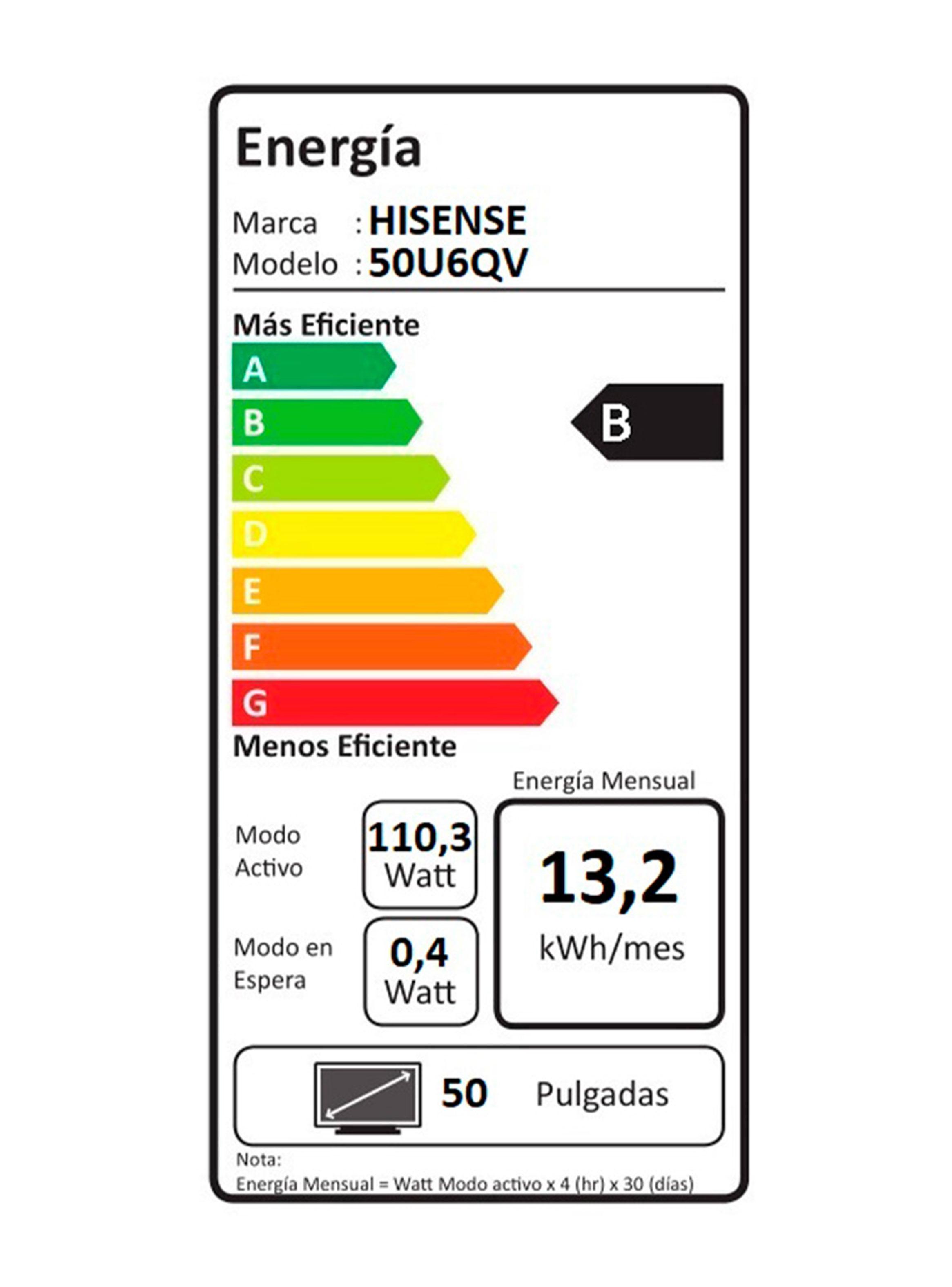 Mini LED Smart TV 50'' 4K UHD 50U6QV-10