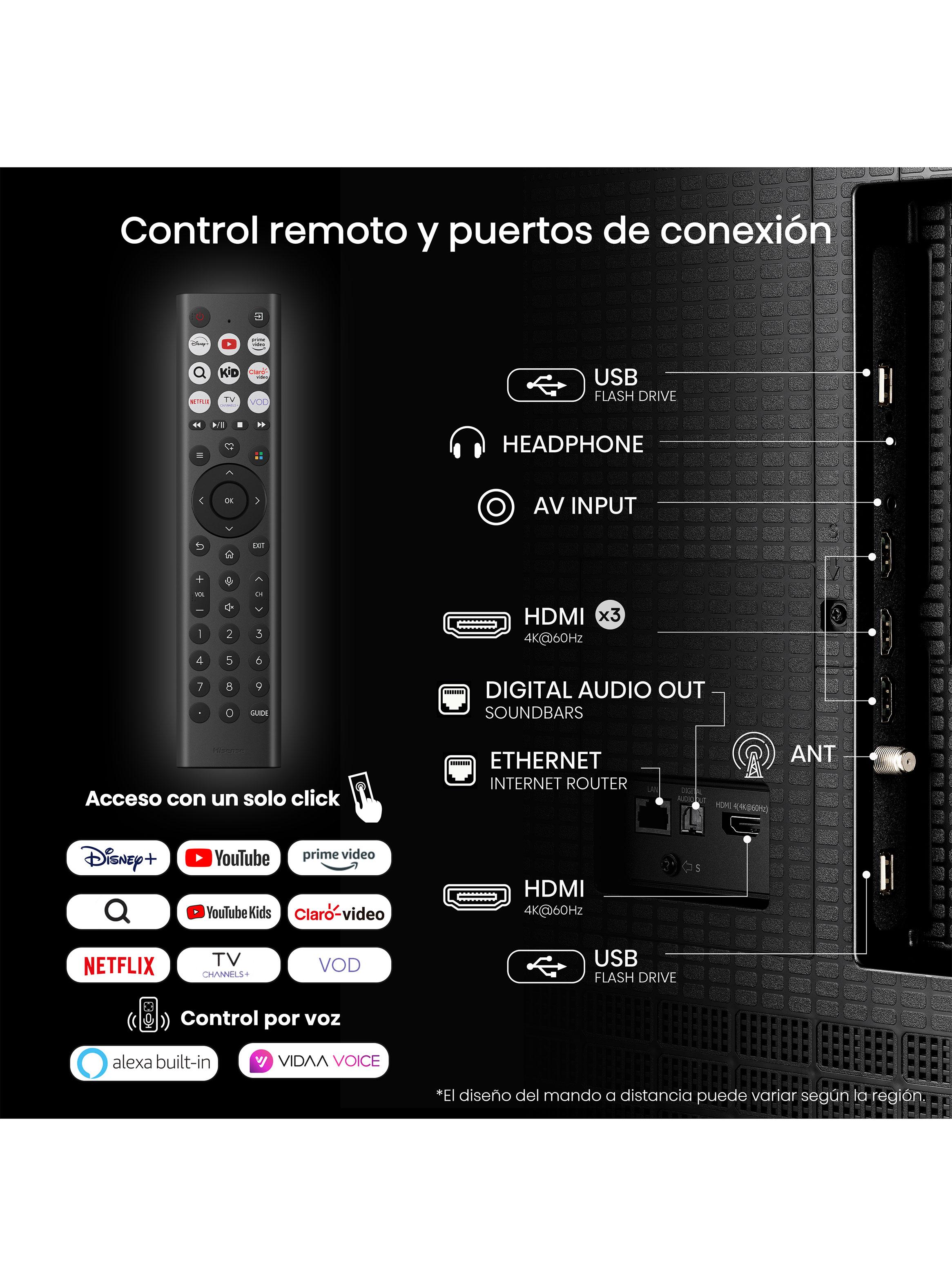 Mini LED Smart TV 65'' 4K UHD 65U6QV-8