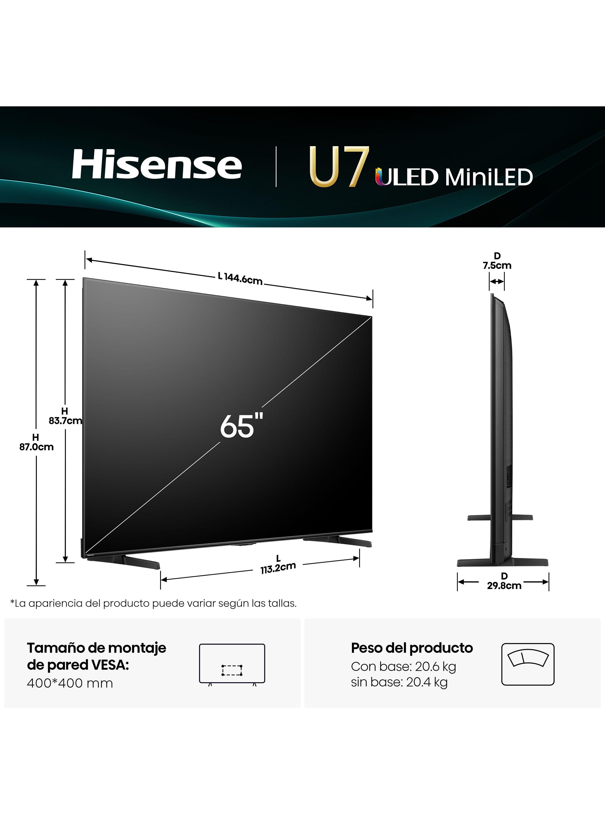 Mini LED Smart TV 65'' 4K UHD 65U7QG-1