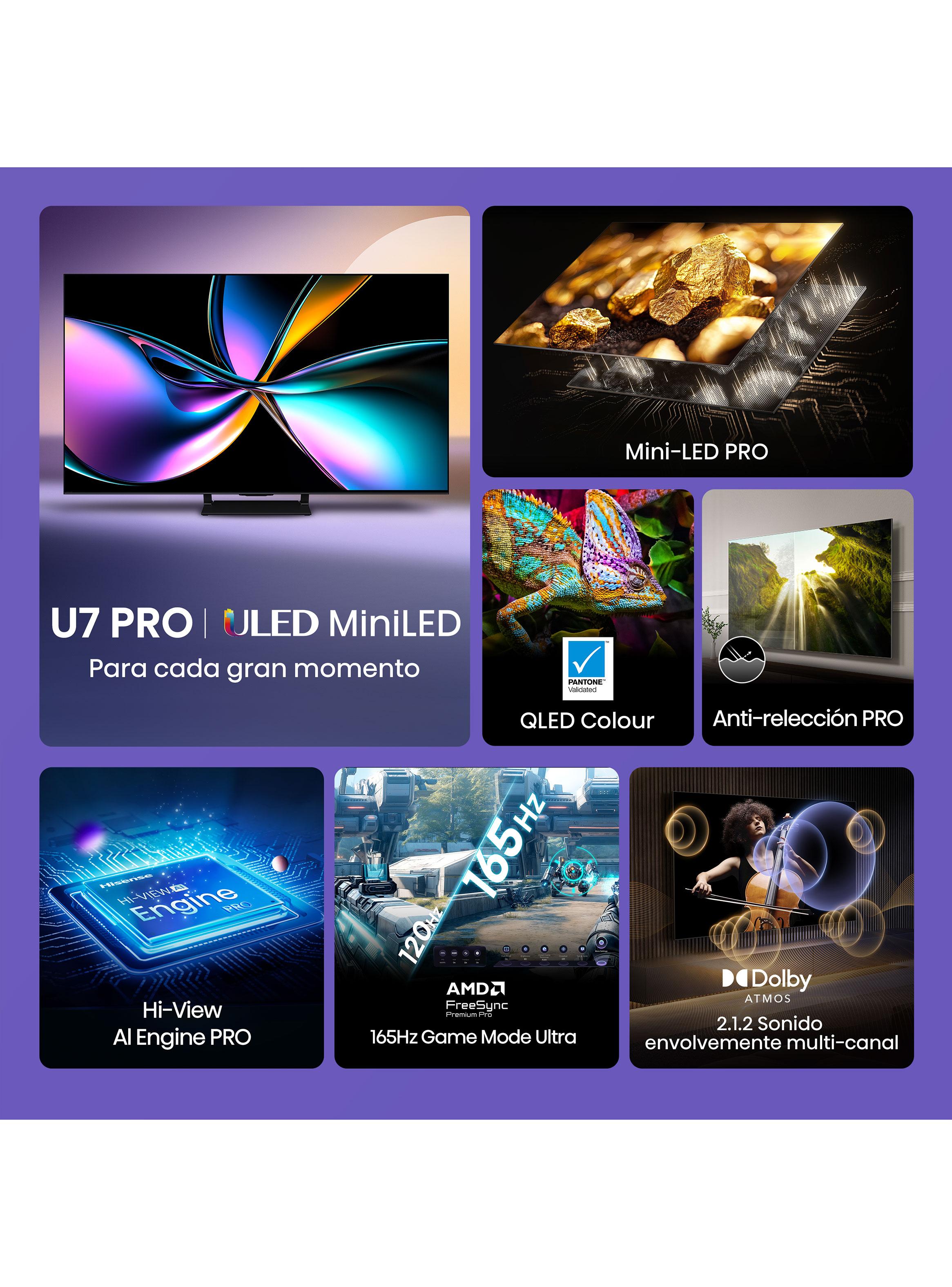 Mini LED Smart TV 75'' 4K UHD 75U7QGPRO-2