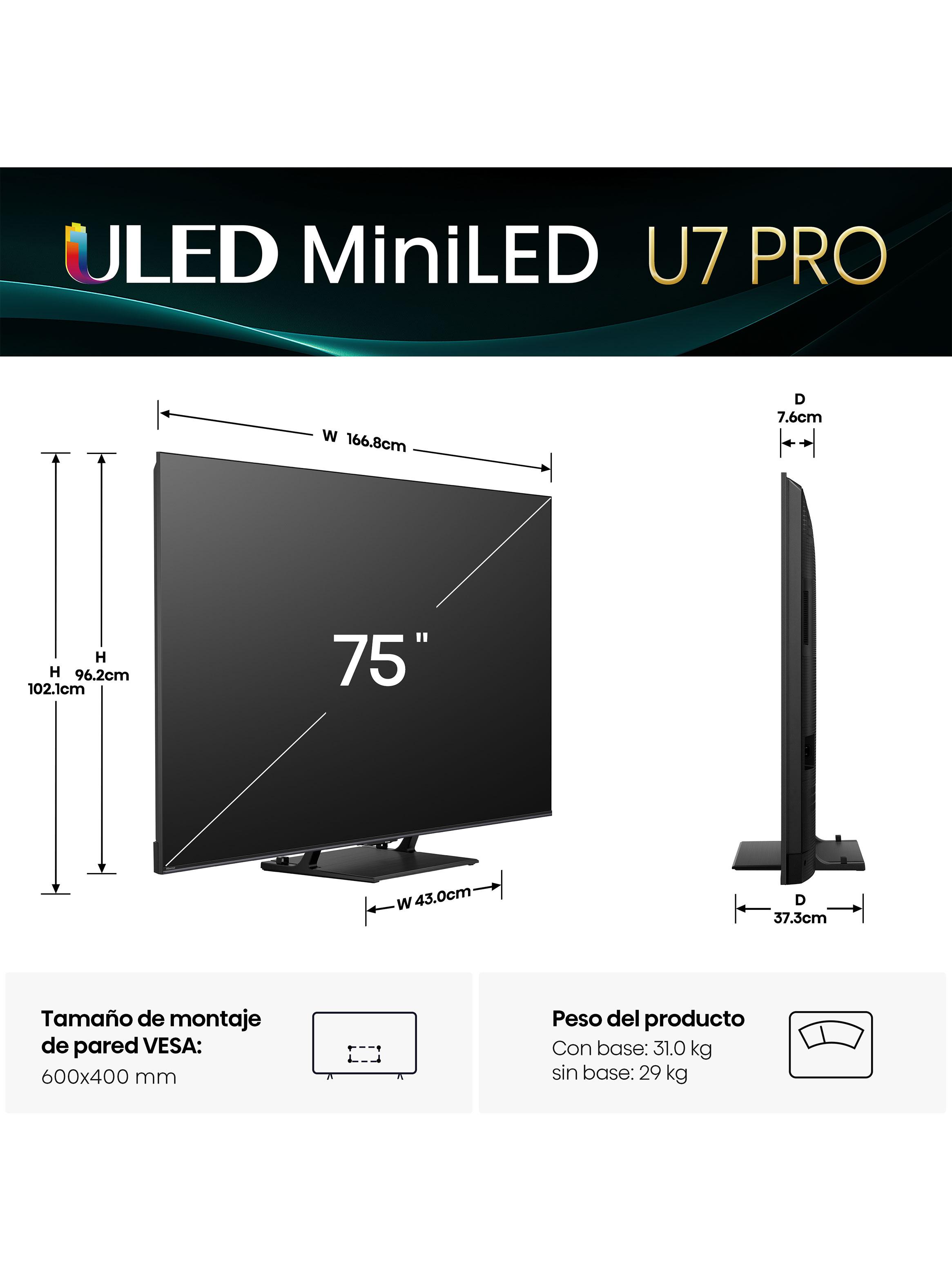 Mini LED Smart TV 75'' 4K UHD 75U7QGPRO-1