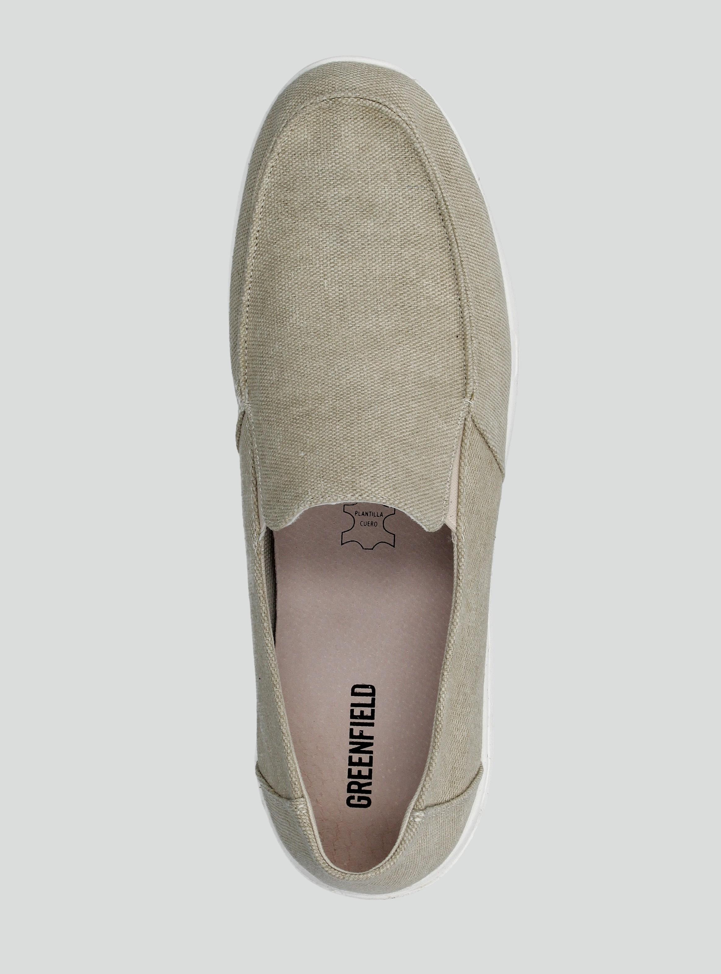 Alpargata Casual Plantilla Cuero Hombre-2