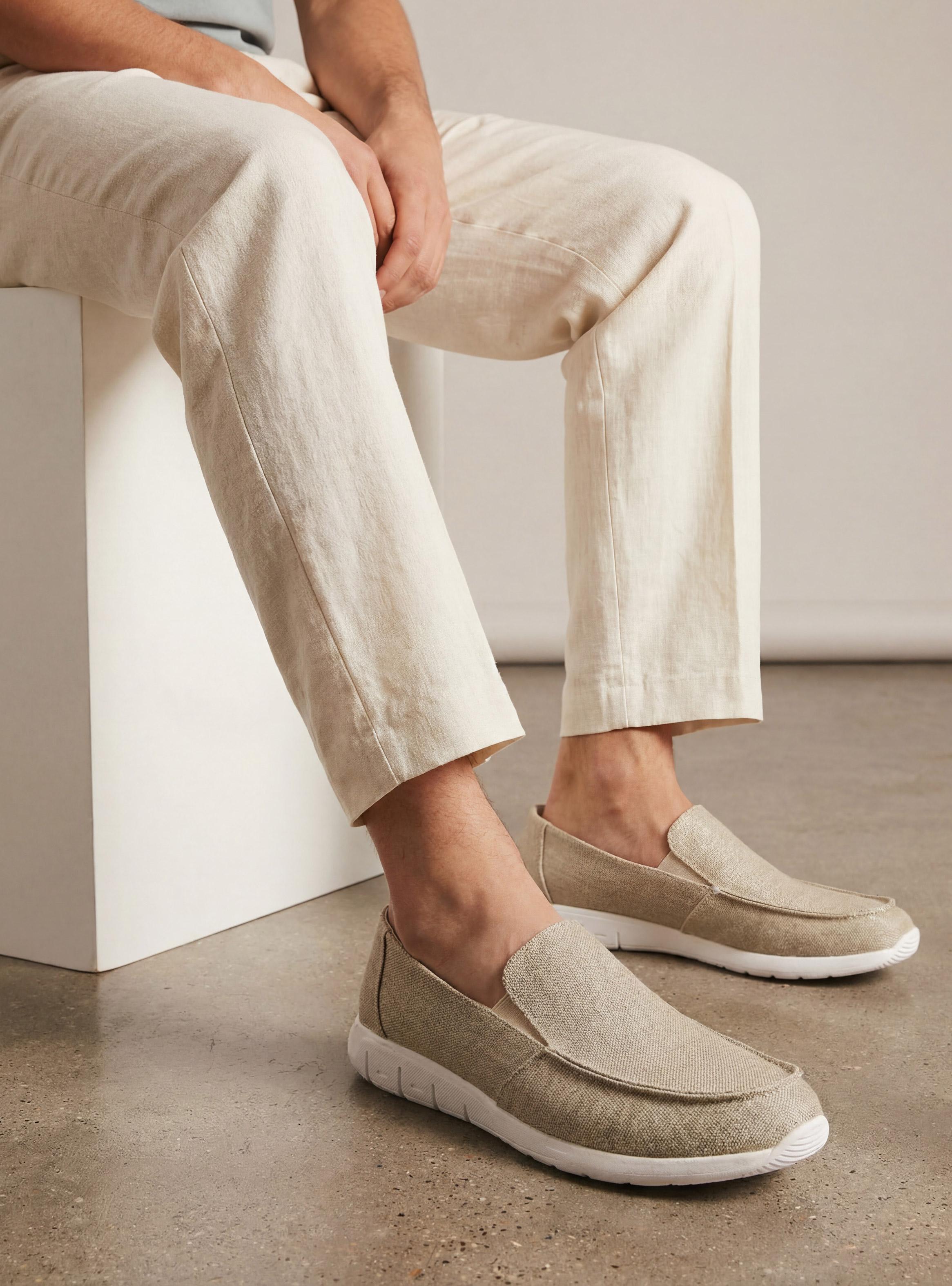 Alpargata Casual Plantilla Cuero Hombre-0