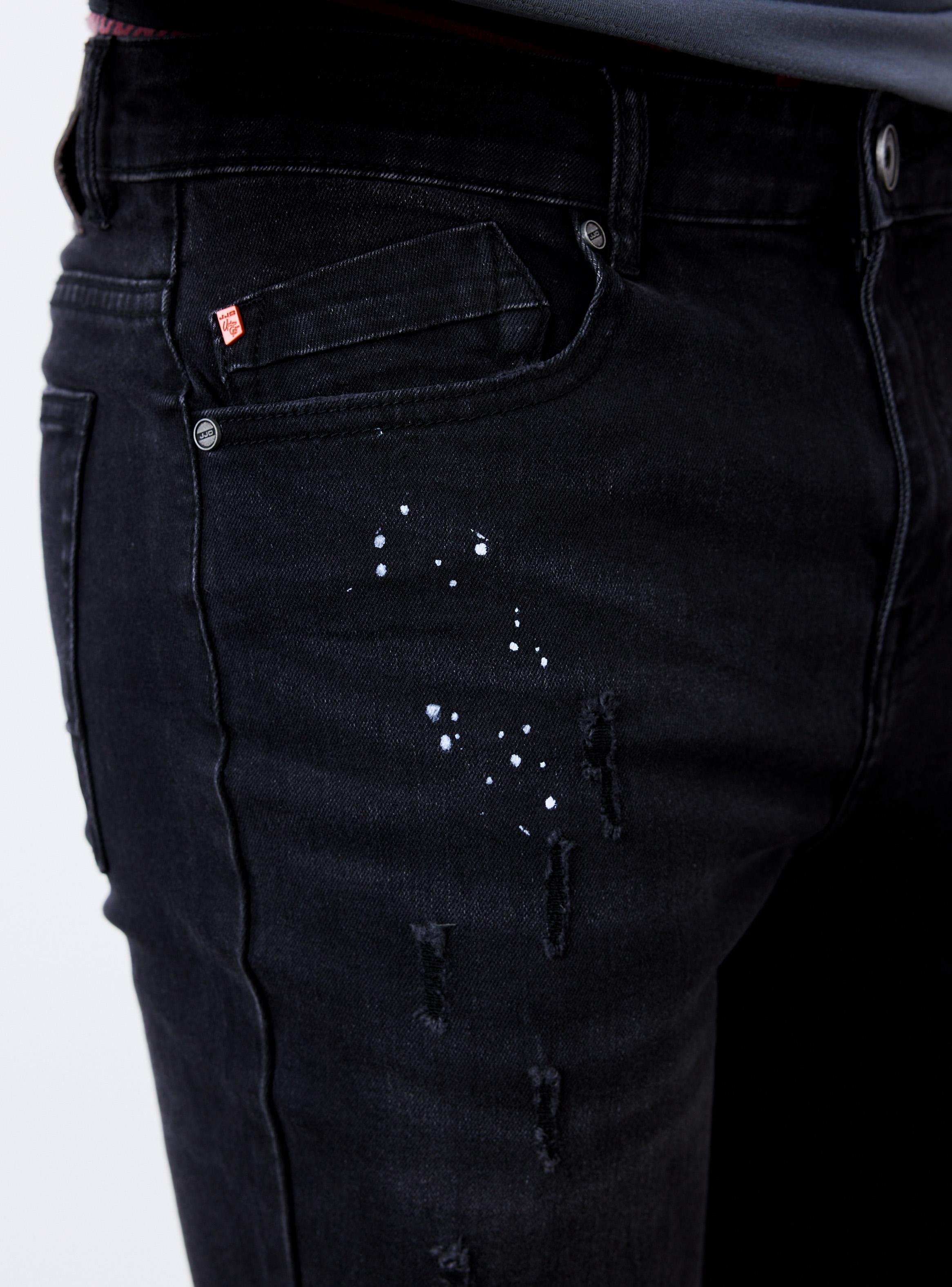 Jeans Super Skinny con Roturas y Parches-2